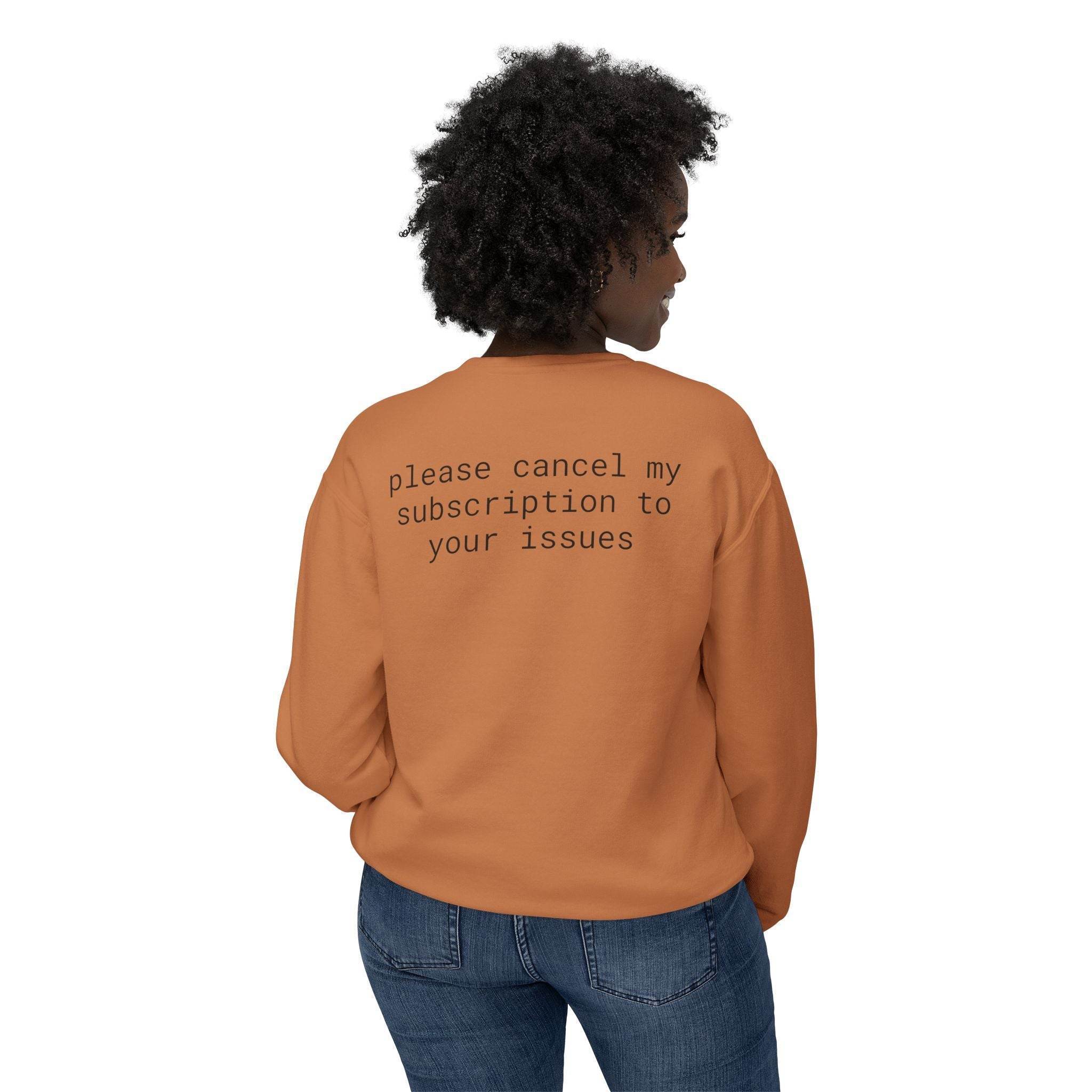 Funny Unisex Lightweight Crewneck Sweatshirt