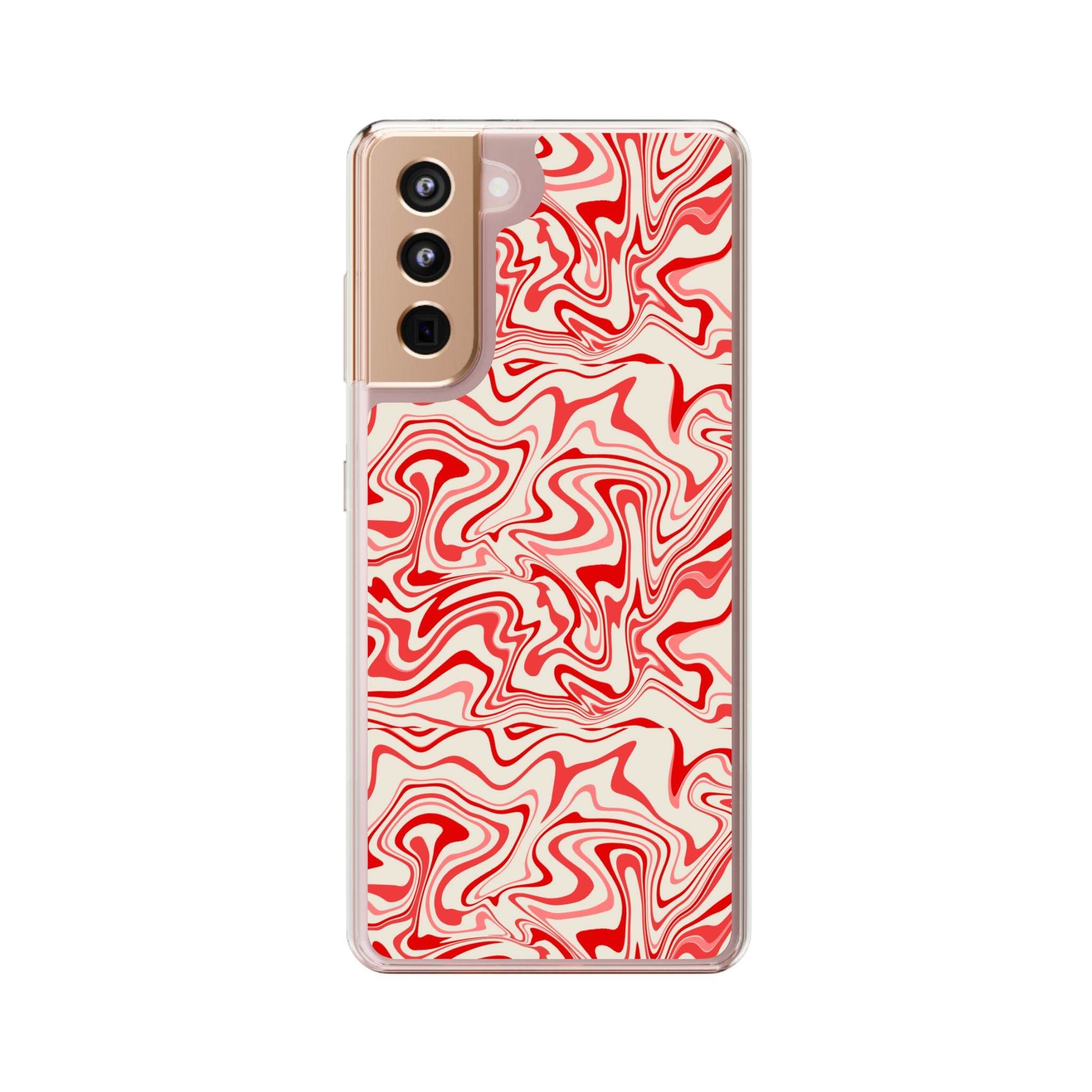 Lava Flow Sustainable Phone Clear Cases - Esmeralda Ecostore