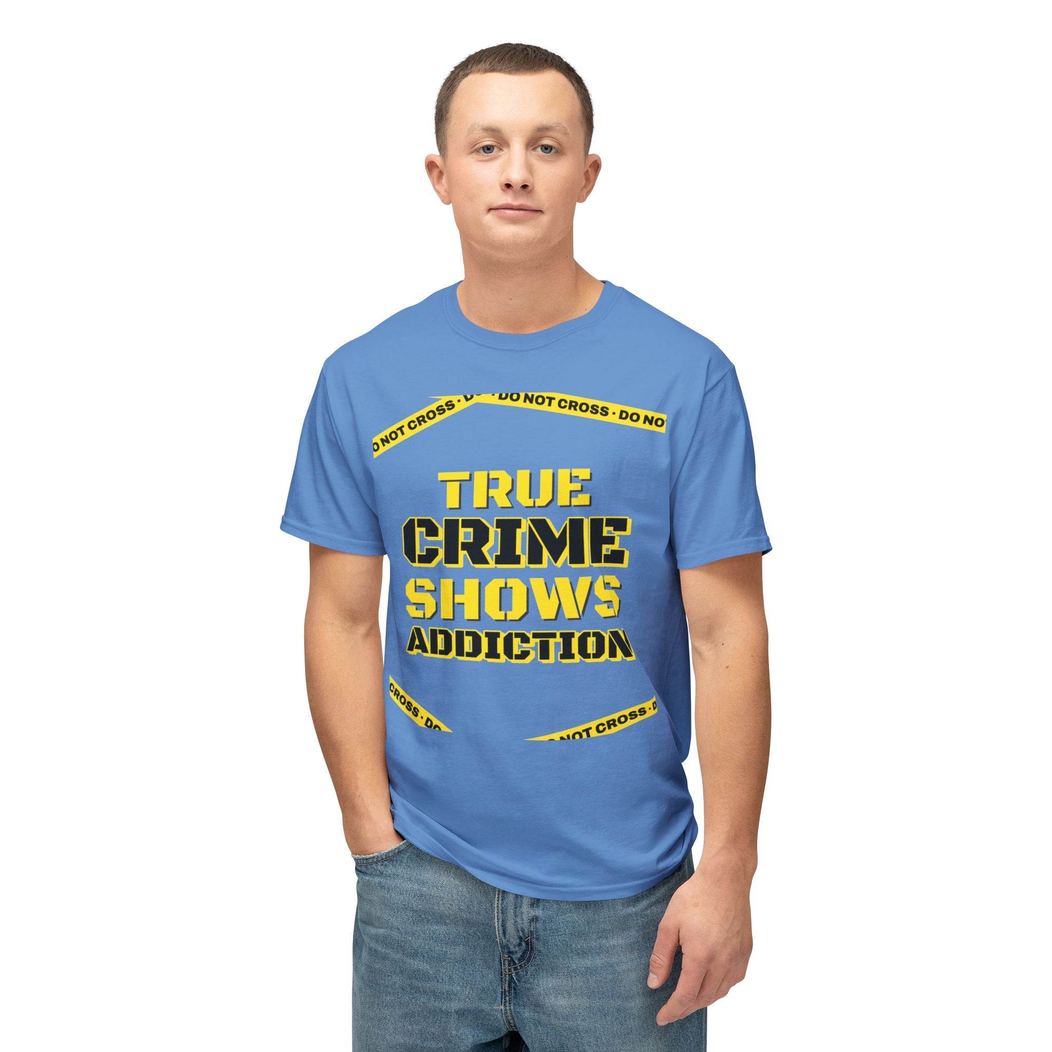 True Crime Shows Addiction Unisex HD Cotton™ T-Shirt - Esmeralda Ecostore
