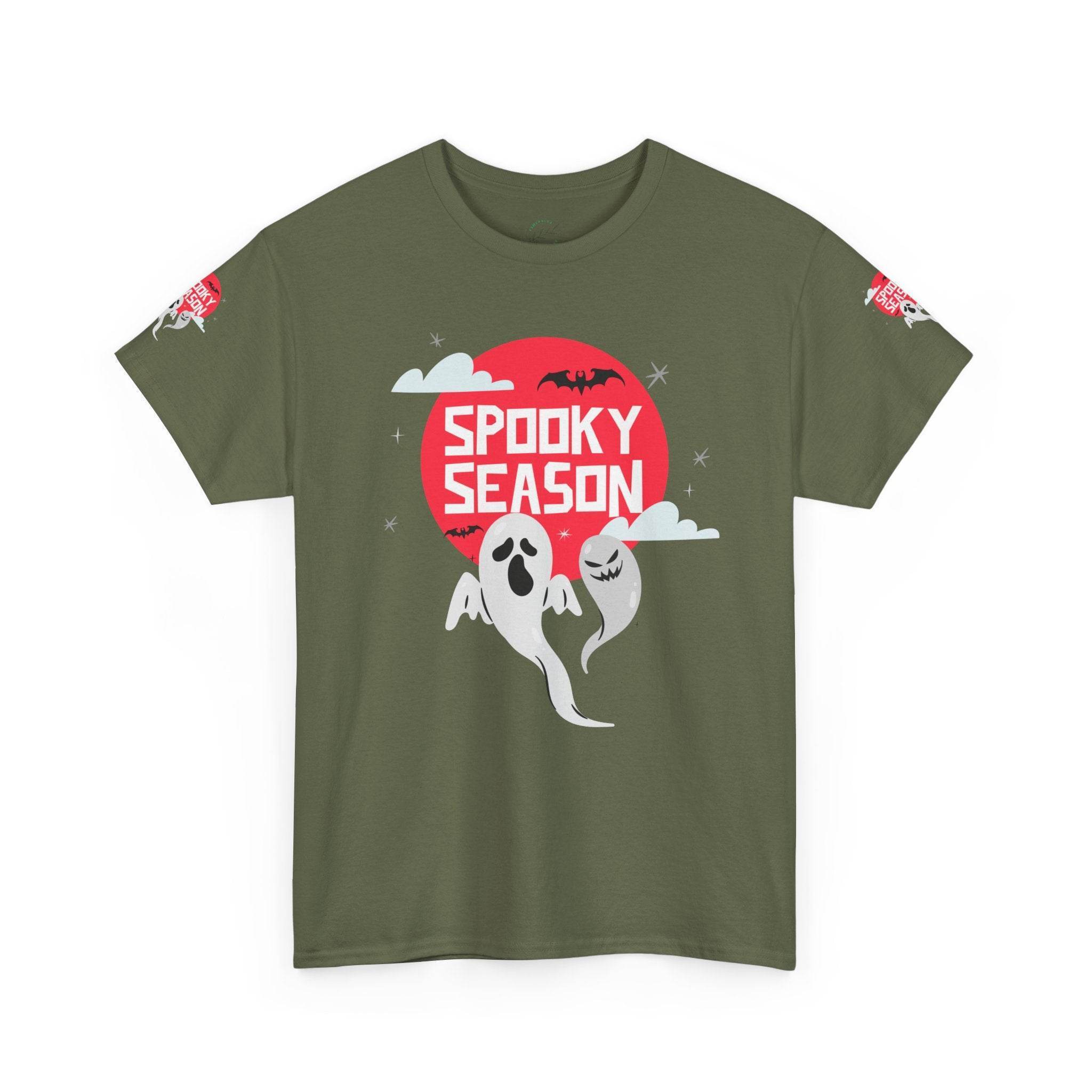 Spooky Season Halloween Eco-Friendly Shirt Unisex Heavy Cotton Tee