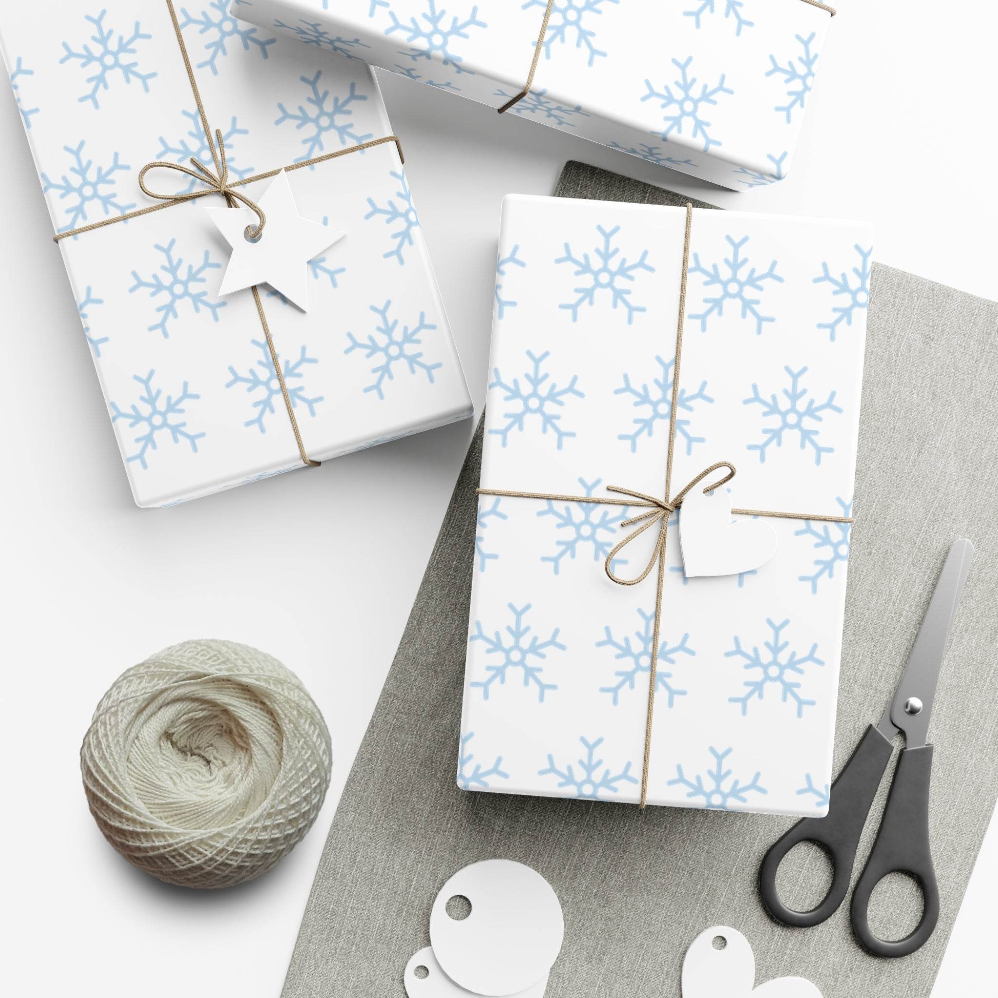 Snowflake Gift Wrap Papers - Esmeralda Ecostore
