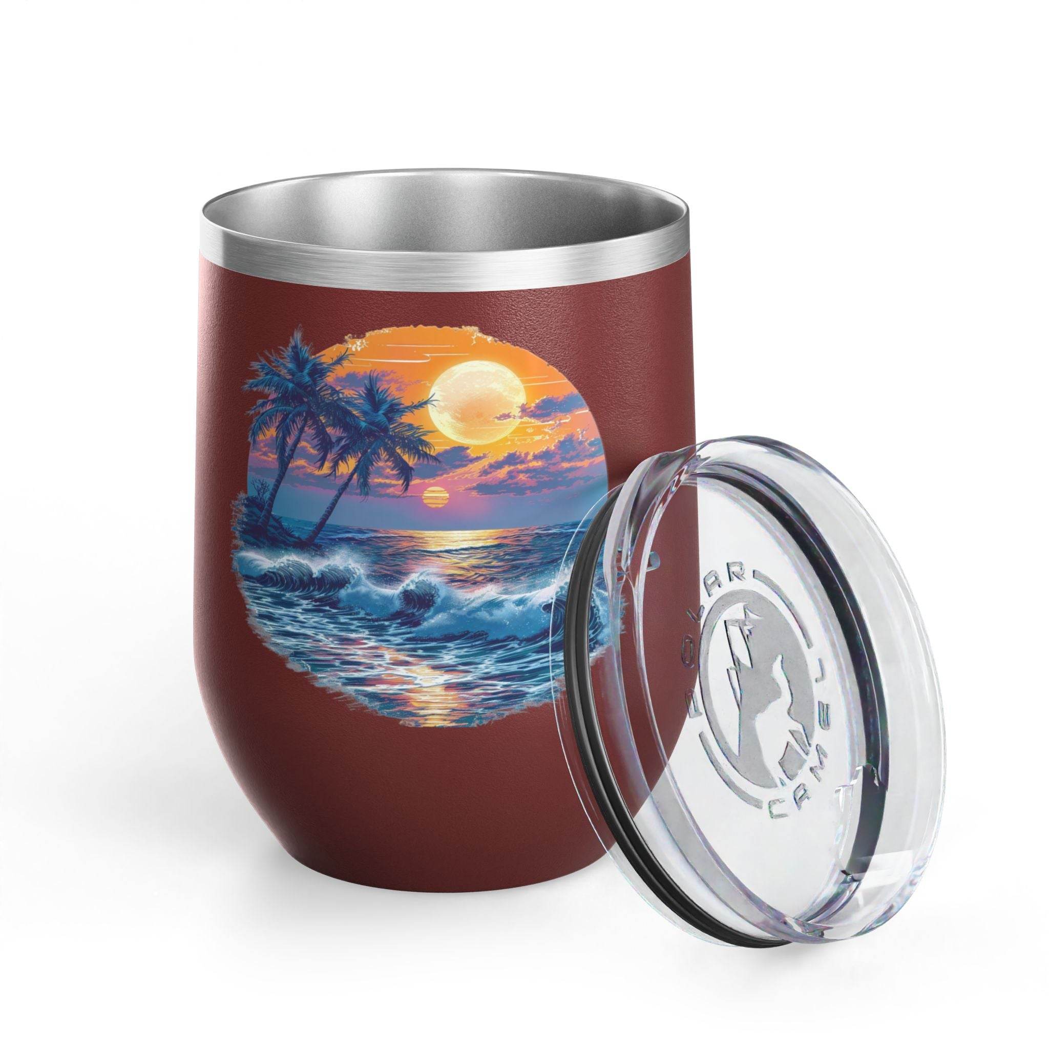 Tropical Sunset Wine Tumbler - Esmeralda Ecostore