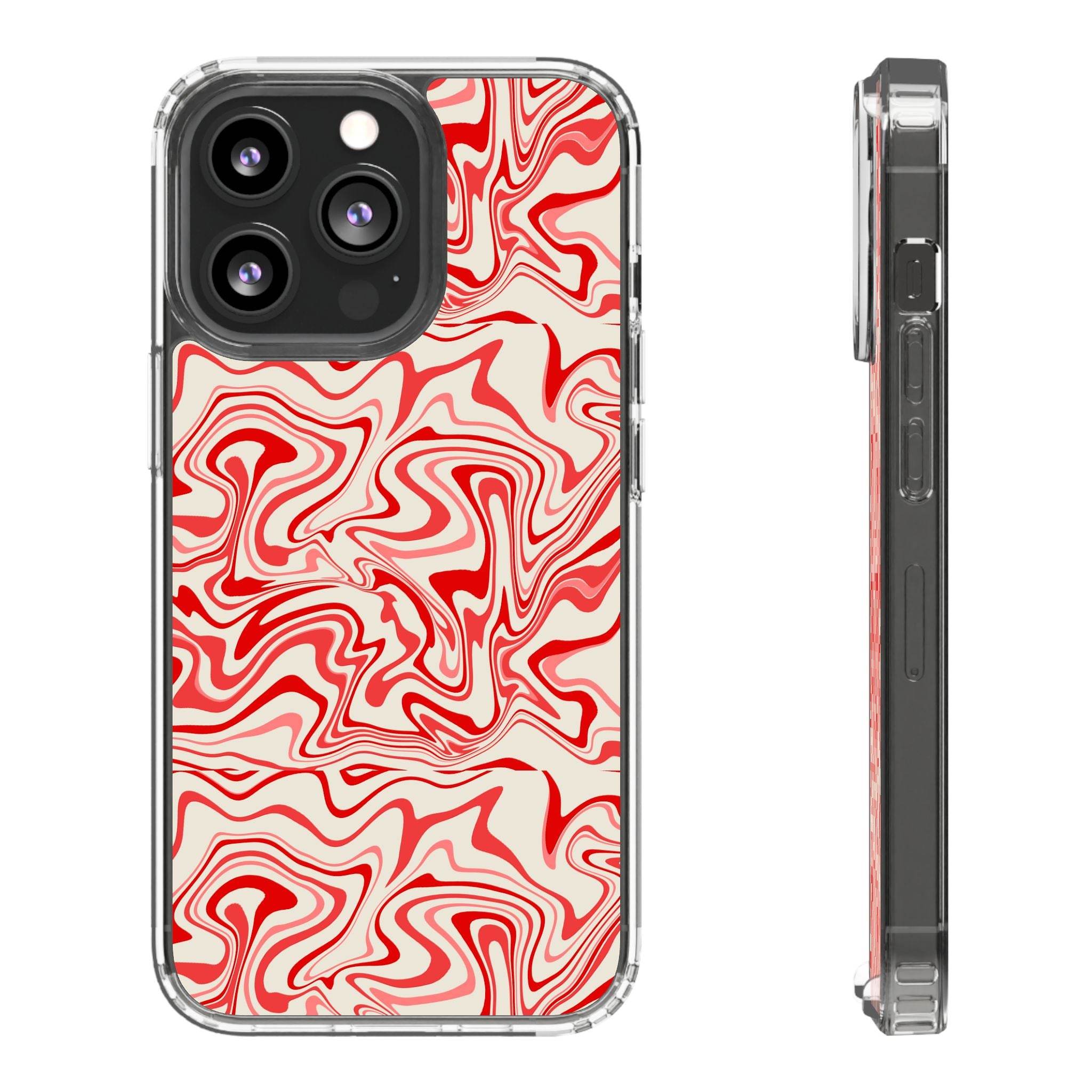 Lava Flow Sustainable Phone Clear Cases - Esmeralda Ecostore