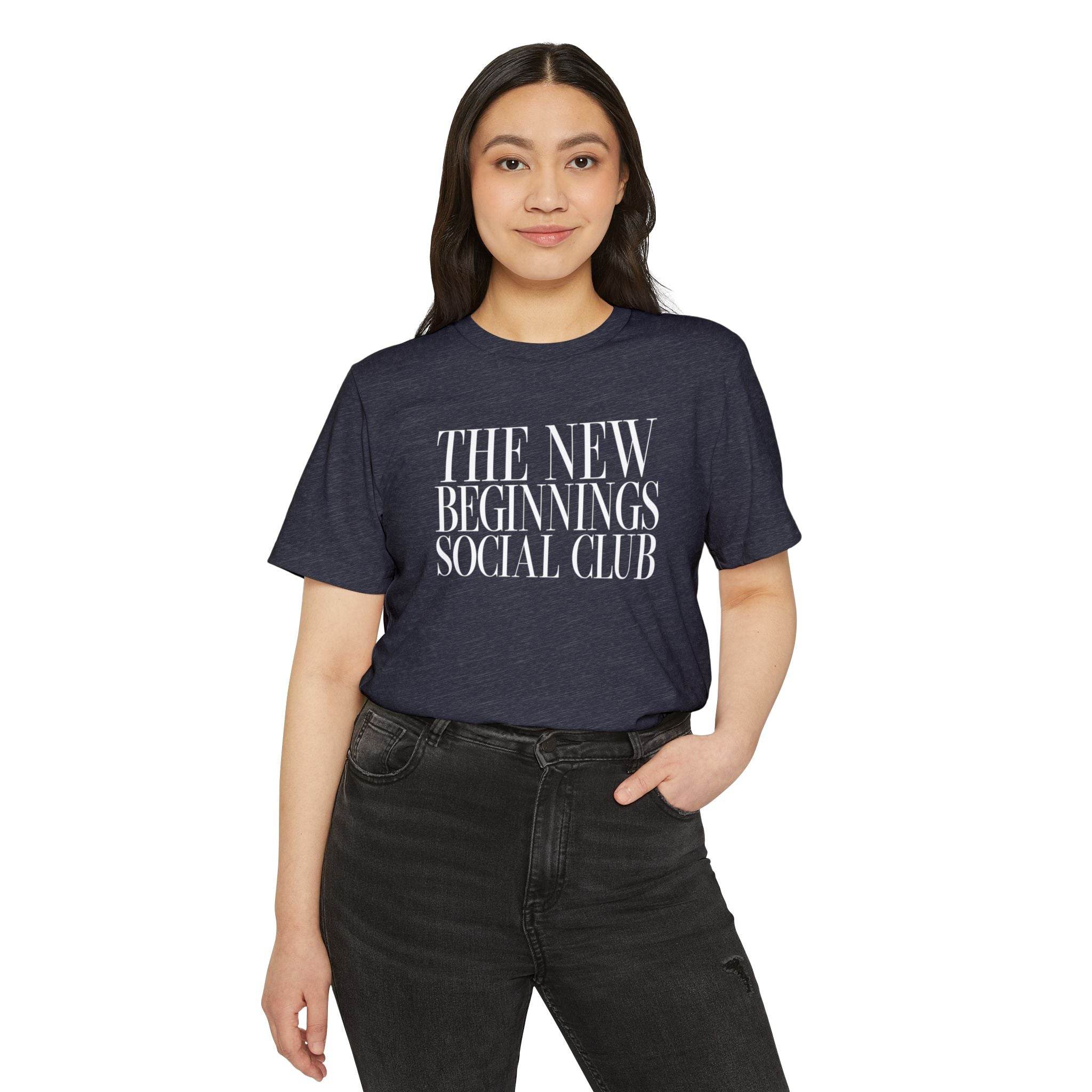 New Beginnings Unisex Recycled Organic T-Shirt - Esmeralda Ecostore