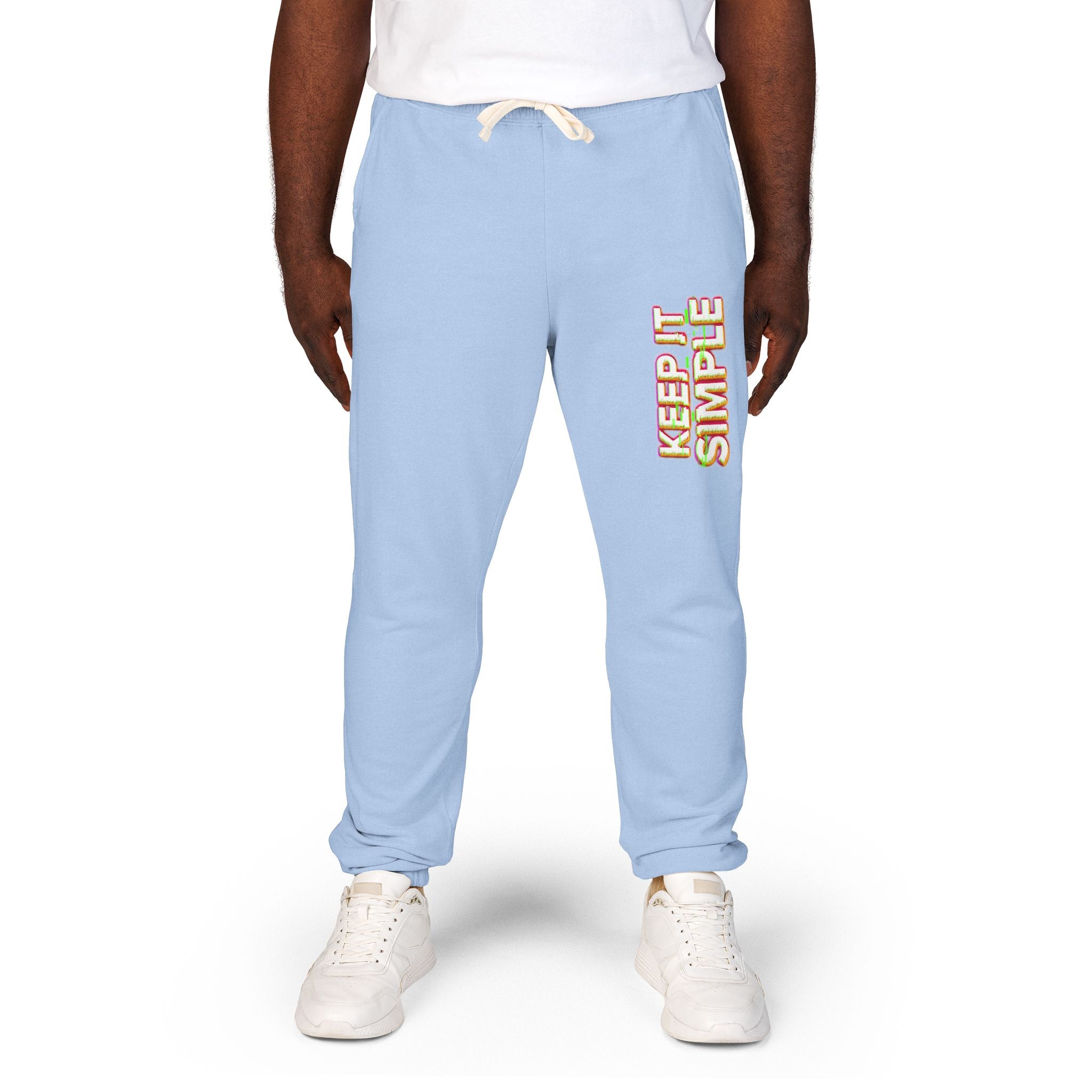 Keep It Simple Eco-Friendly Unisex Garment-Dyed Fleece Sweatpants