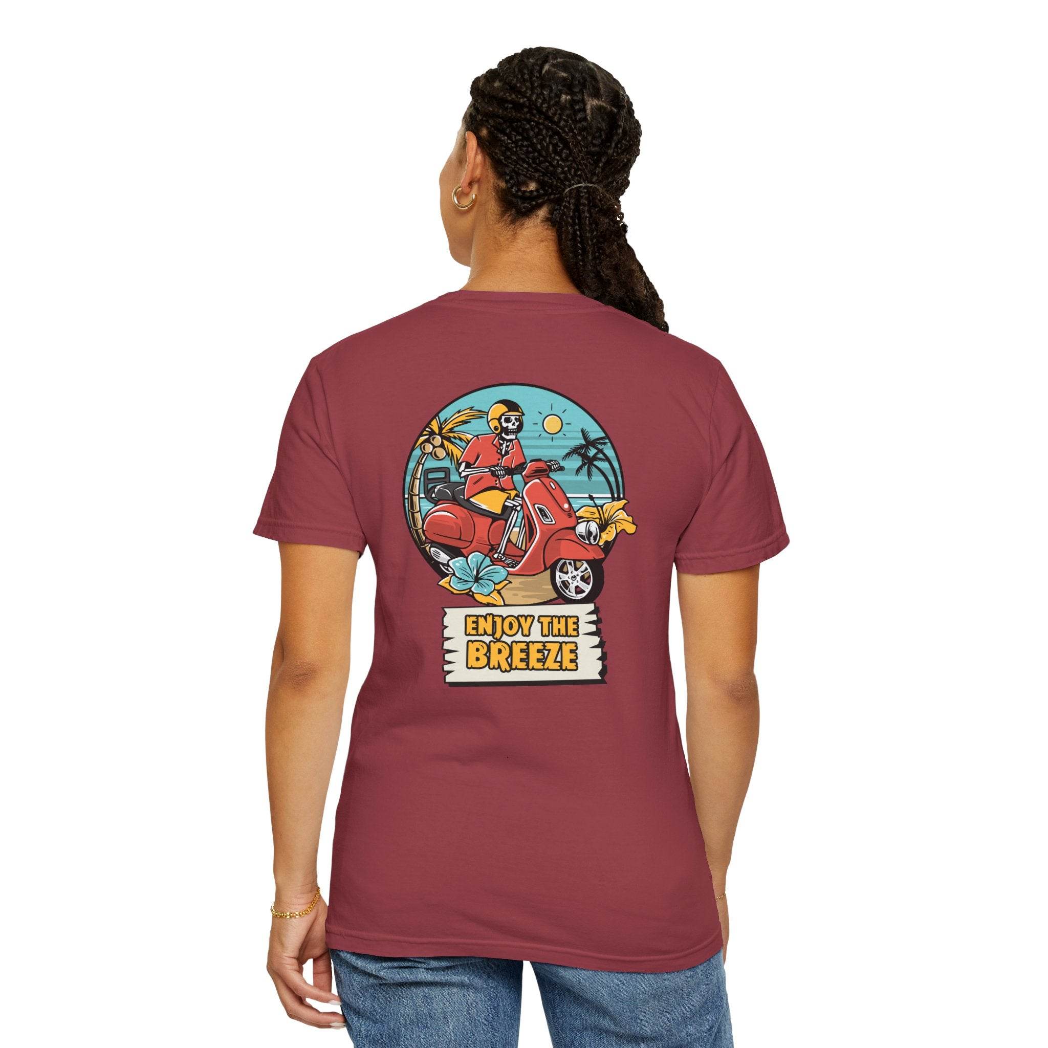 Enjoy The Breeze Unisex Garment-Dyed T-Shirt - Esmeralda Ecostore