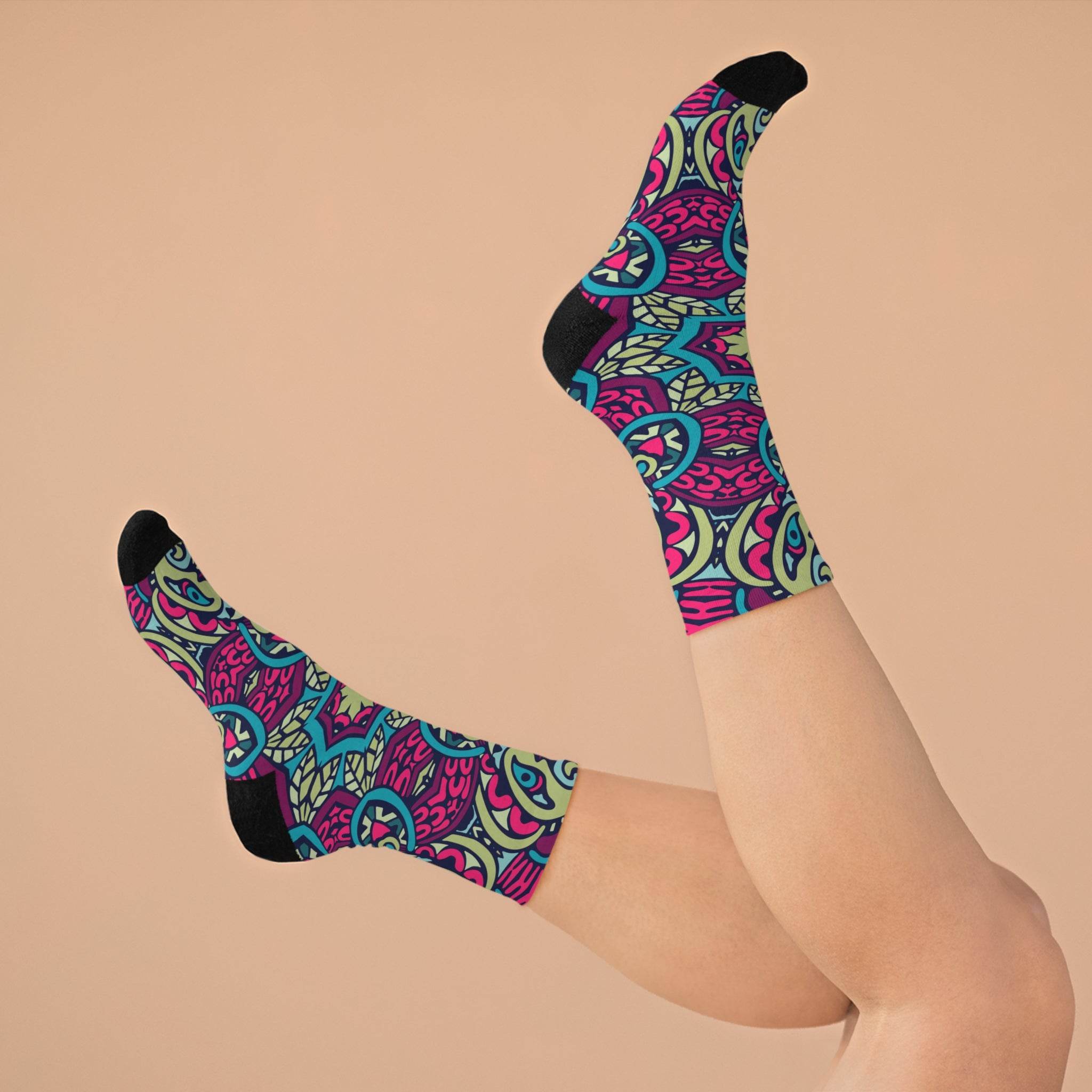 Karma Kicks Recycled Poly Socks - Esmeralda Ecostore