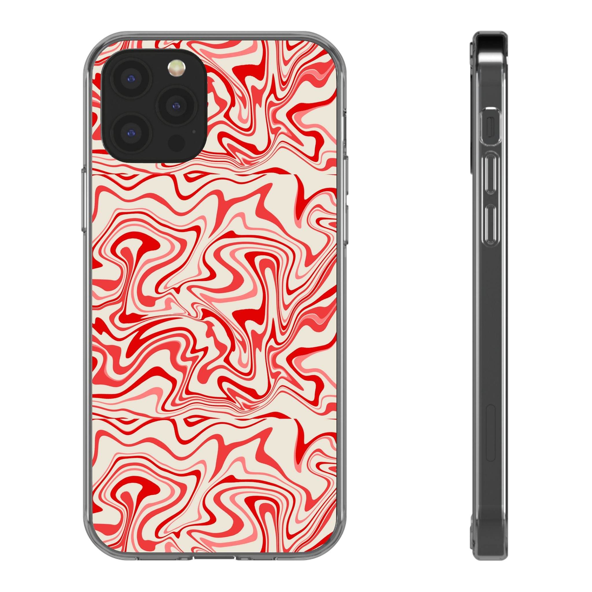 Lava Flow Sustainable Phone Clear Cases - Esmeralda Ecostore