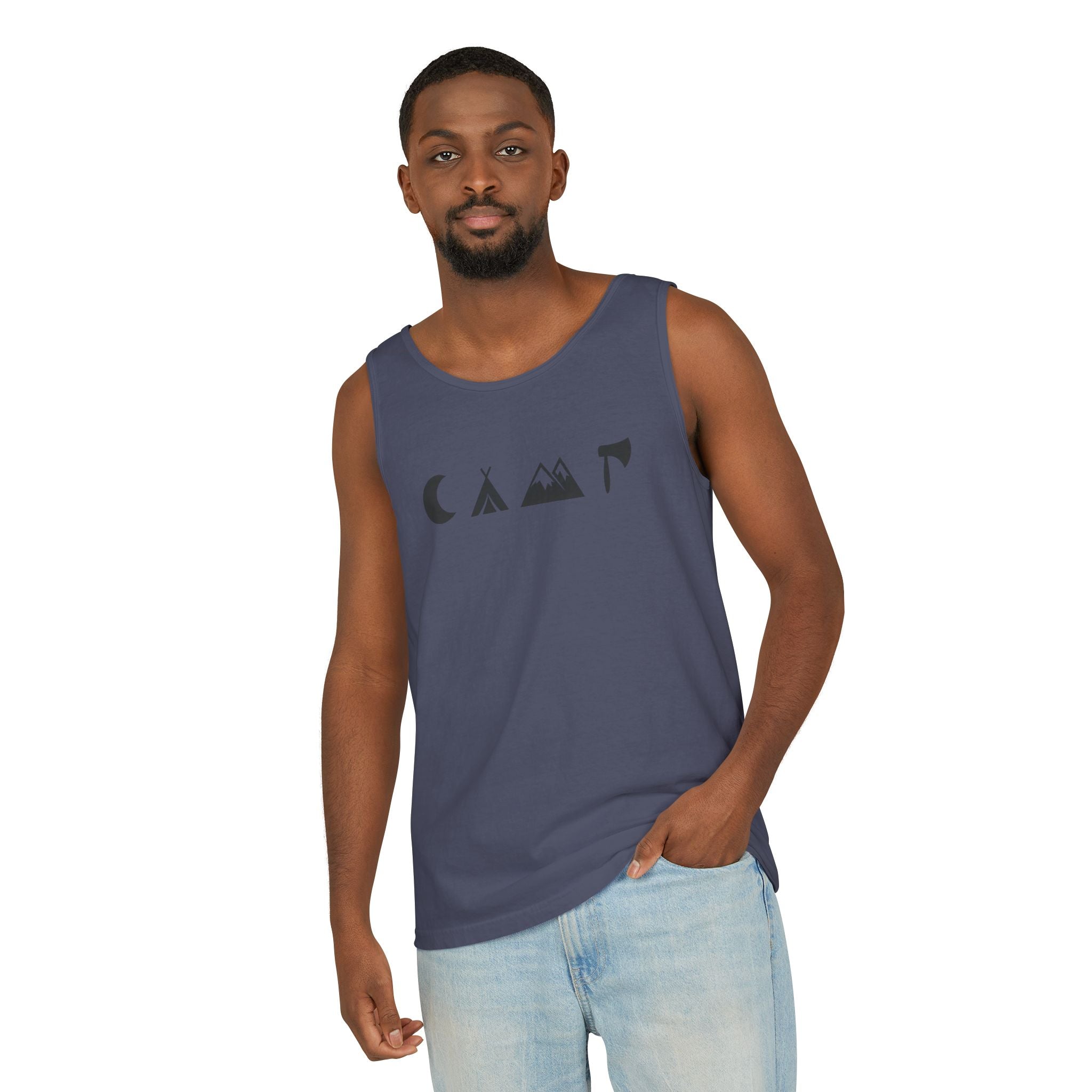 Adventure Awaits Unisex Garment-Dyed Tank Top