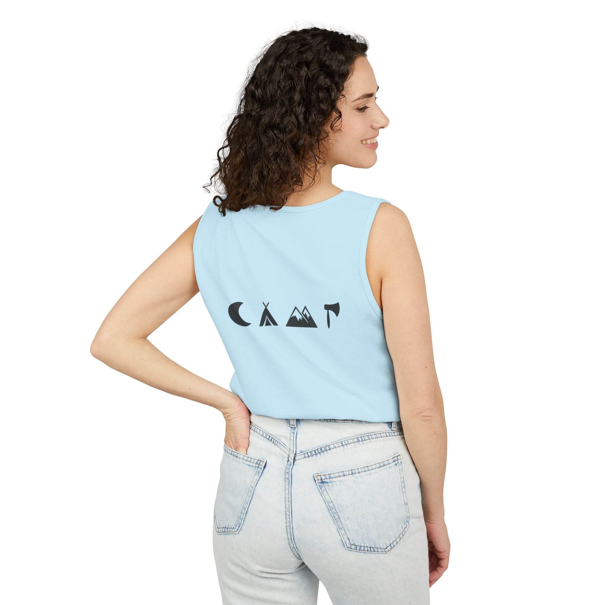 Adventure Awaits Unisex Garment-Dyed Tank Top