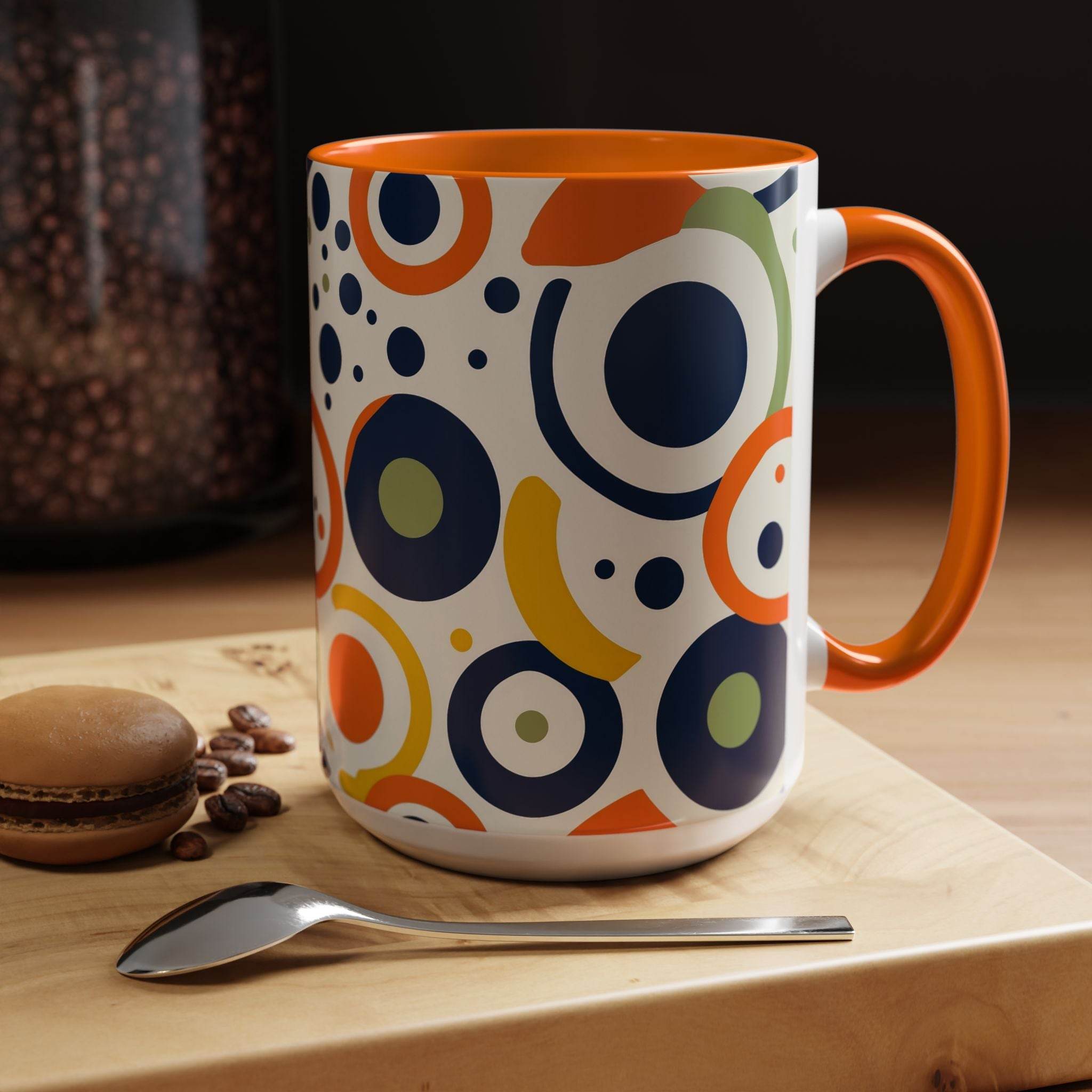 Pop Art Accent Coffee Mug (11oz-15oz) - Esmeralda Ecostore