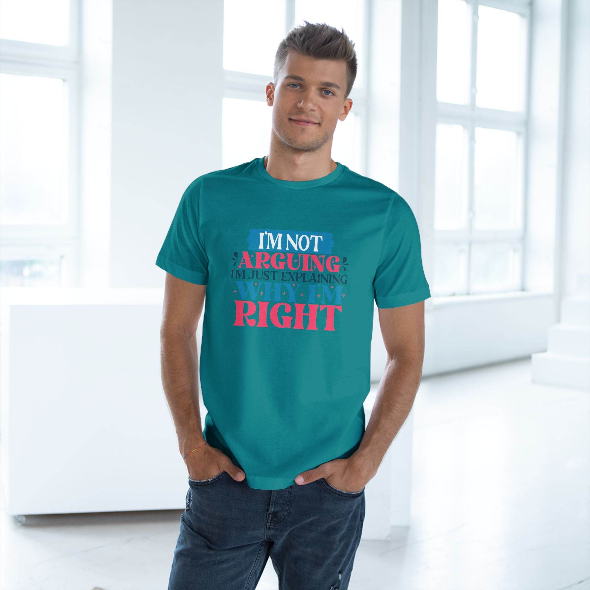 I'm Right Unisex Deluxe T-Shirt - Esmeralda Ecostore
