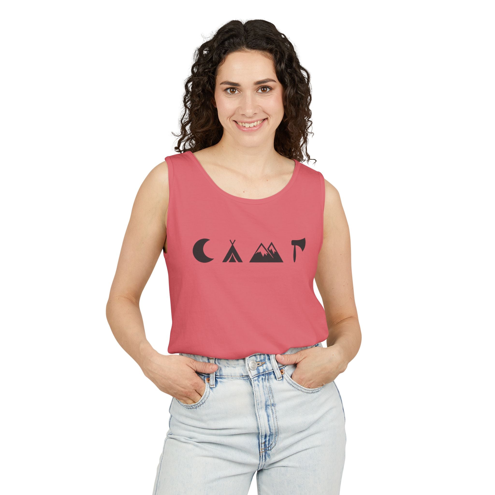 Adventure Awaits Unisex Garment-Dyed Tank Top