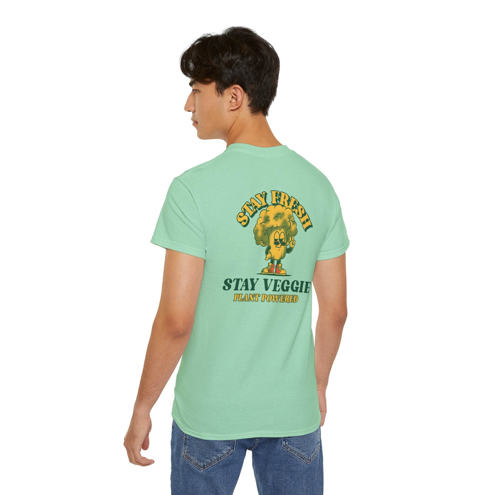 Stay Veggie Unisex Ultra Cotton Tee - Esmeralda Ecostore