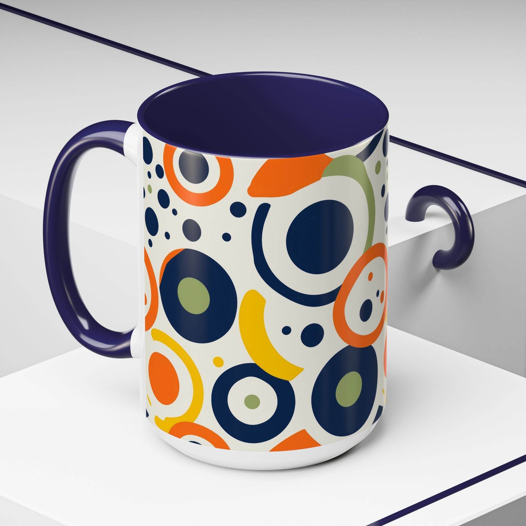 Pop Art Accent Coffee Mug (11oz-15oz) - Esmeralda Ecostore