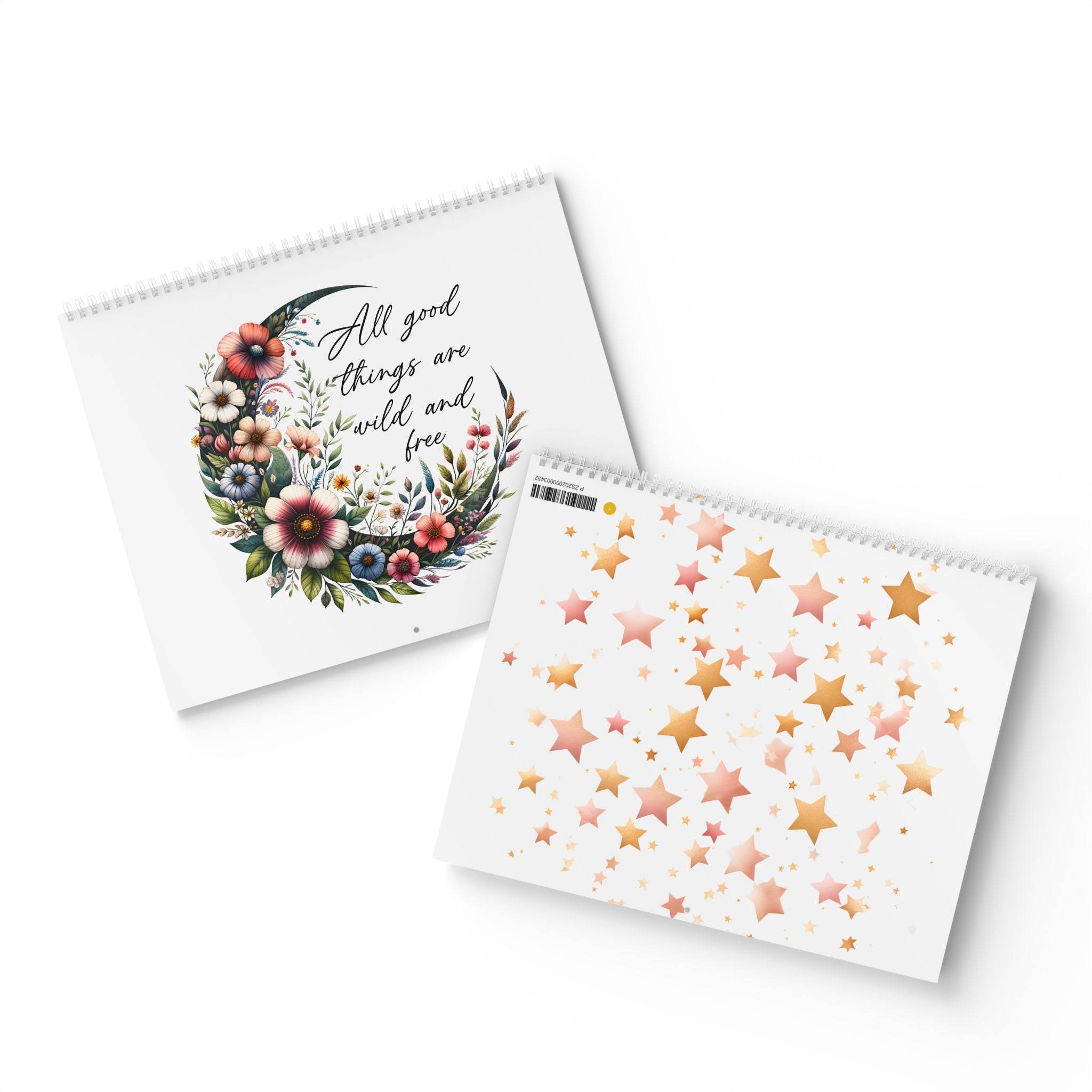 Cosmic Rhythms Standard Wall Calendar 2025 - Stationery Accessories - Esmeralda Ecostore
