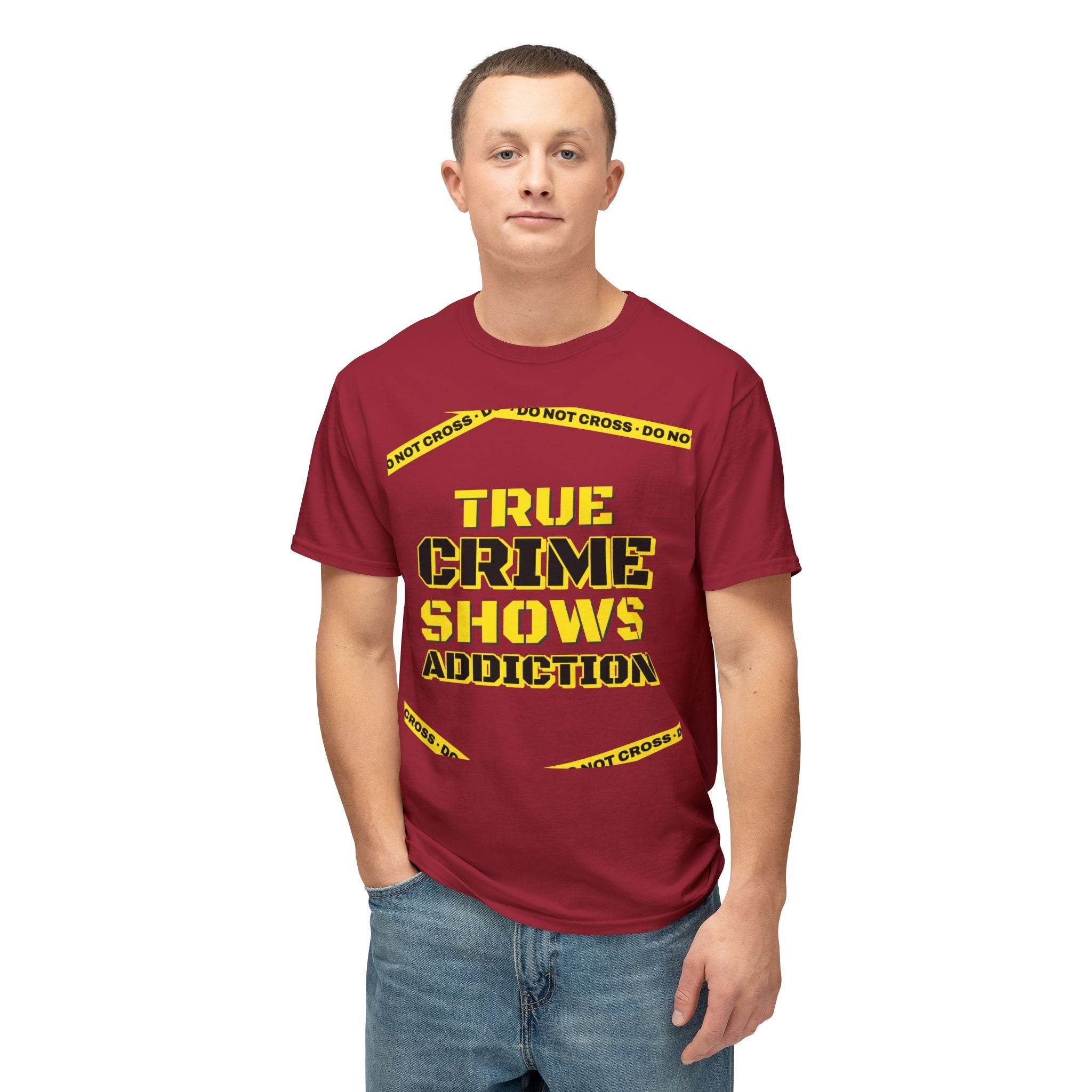 True Crime Shows Addiction Unisex HD Cotton™ T-Shirt - Esmeralda Ecostore
