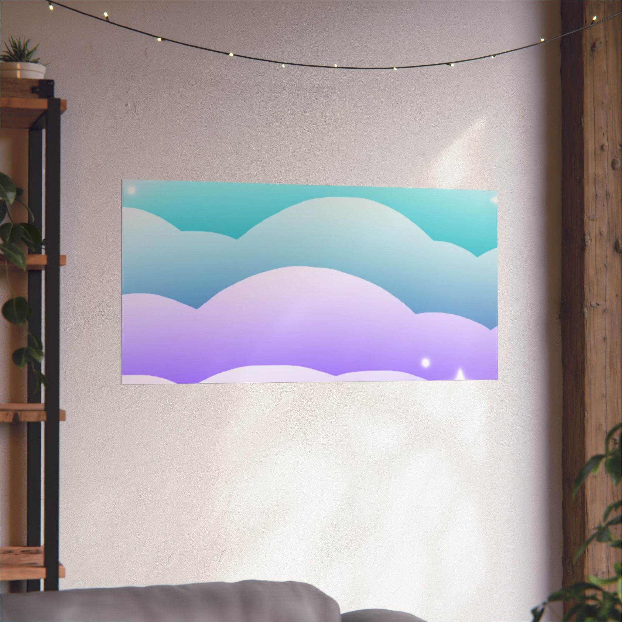 Cloudscape Matte Horizontal Posters - Esmeralda Ecostore