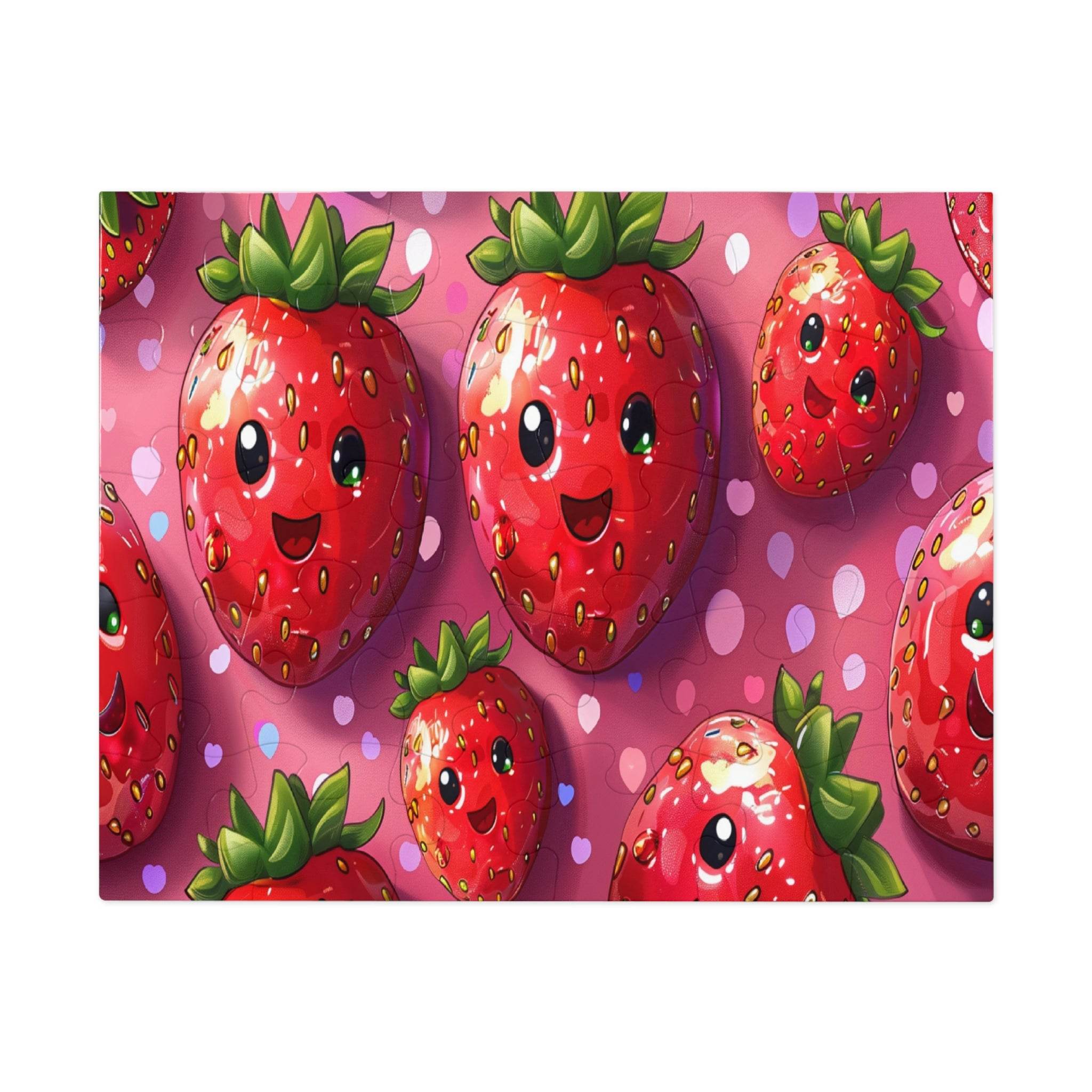 Kawaii Strawberry Jigsaw Puzzle - Esmeralda Ecostore