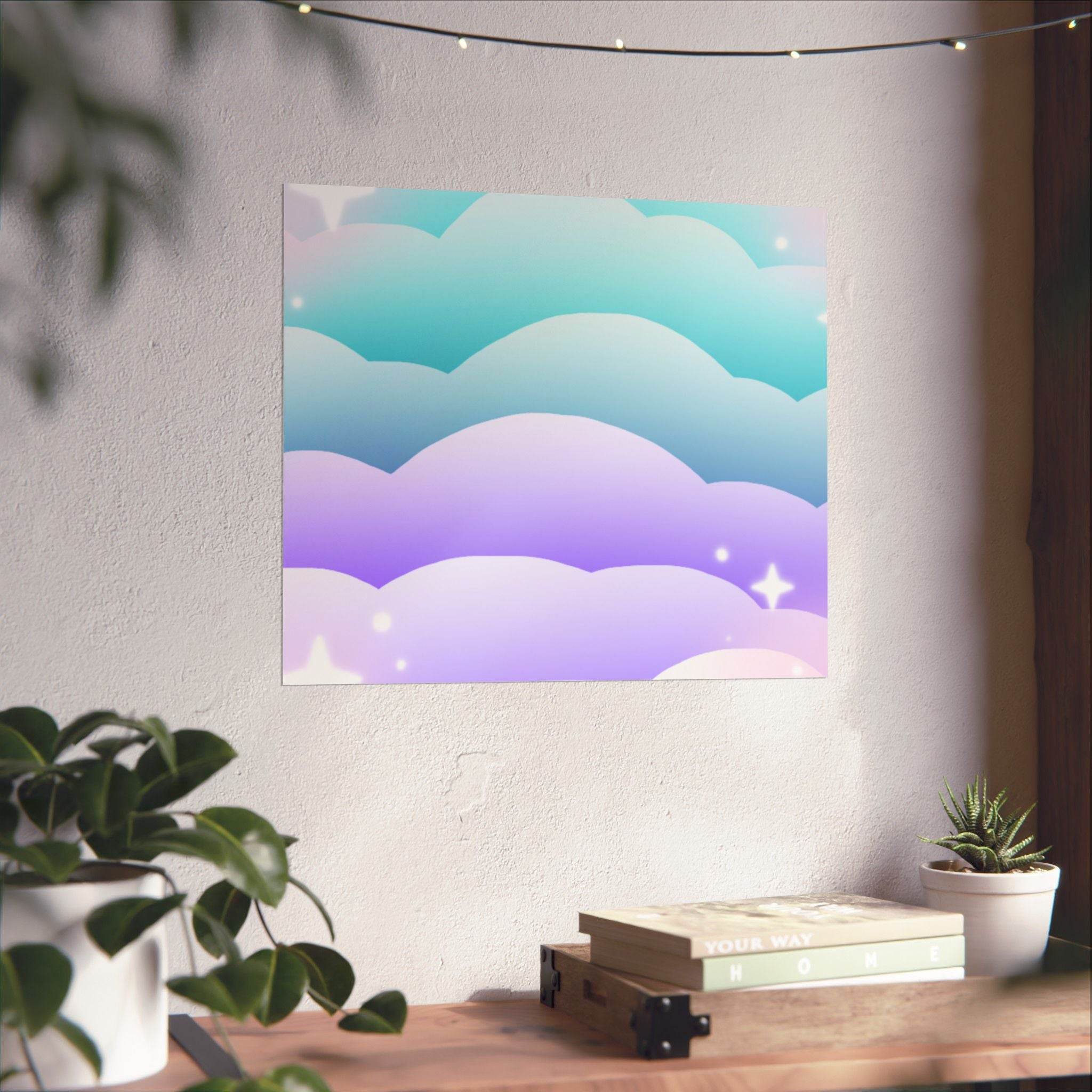 Cloudscape Matte Horizontal Posters - Esmeralda Ecostore