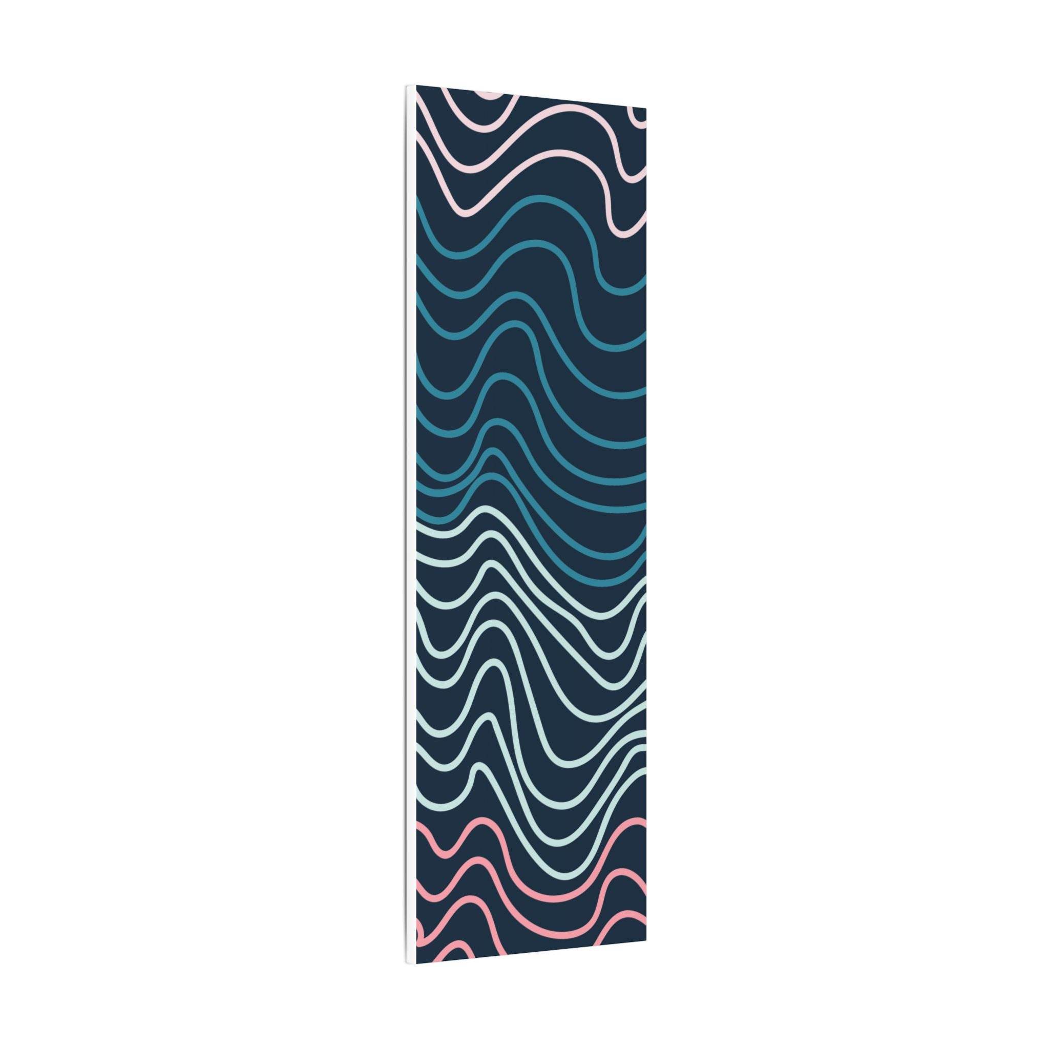 Wiggle Waves Matte Canvas Stretched Multi-Size - Esmeralda Ecostore