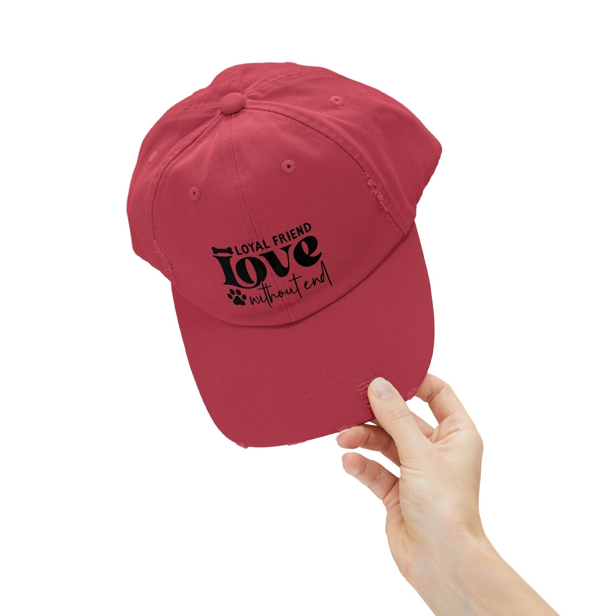 Pet Love Unisex Distressed Cap