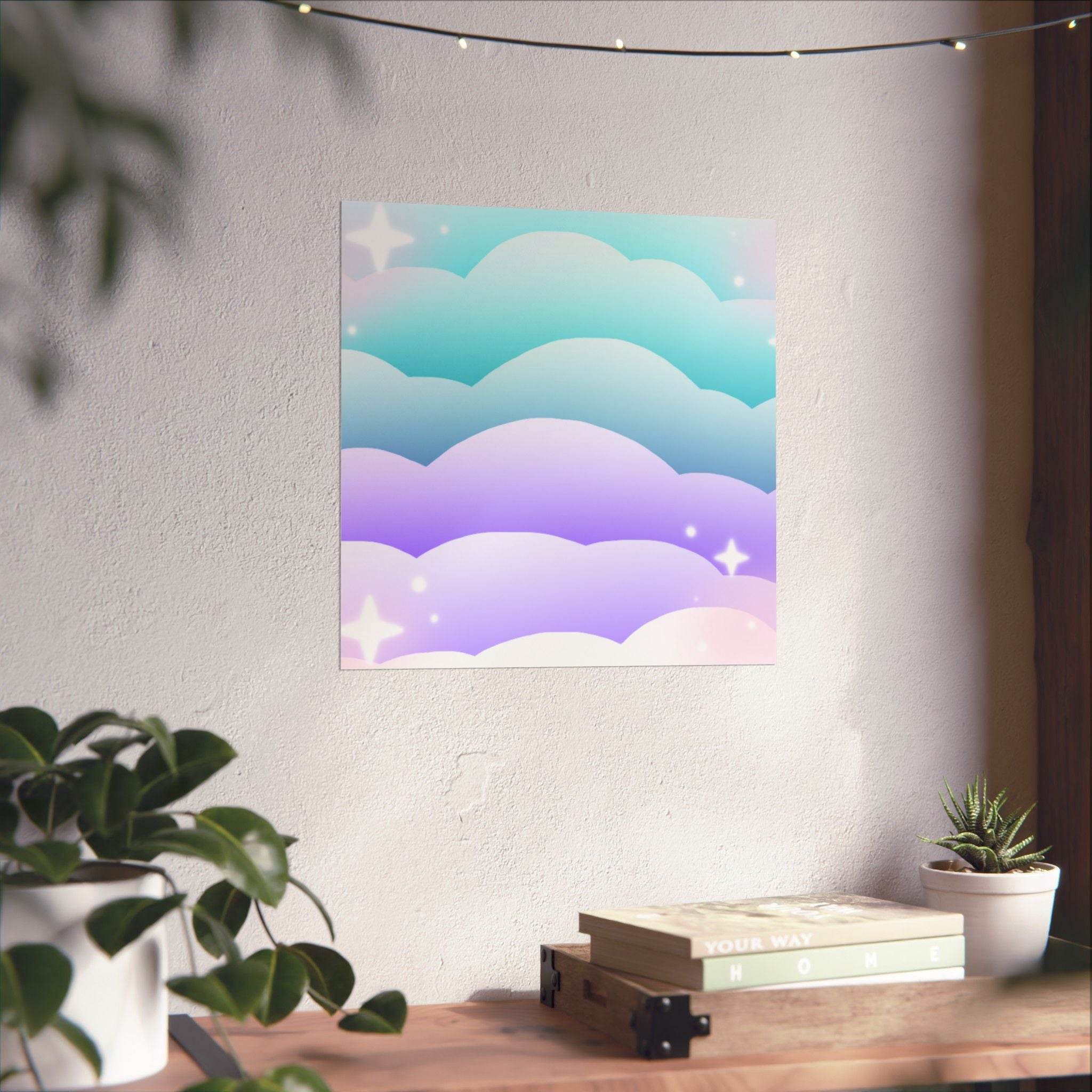 Cloudscape Matte Horizontal Posters - Esmeralda Ecostore