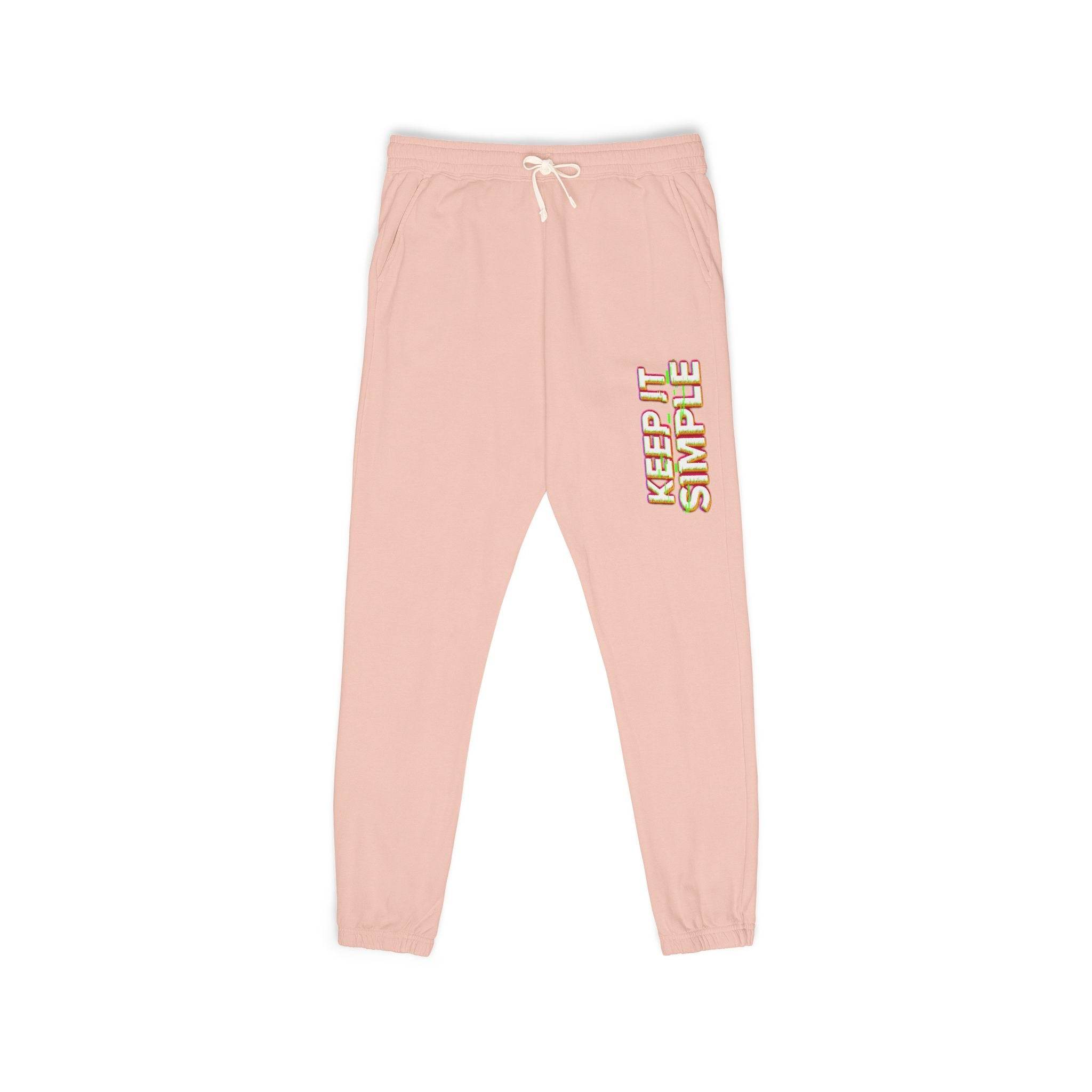 Keep It Simple Eco-Friendly Unisex Garment-Dyed Fleece Sweatpants