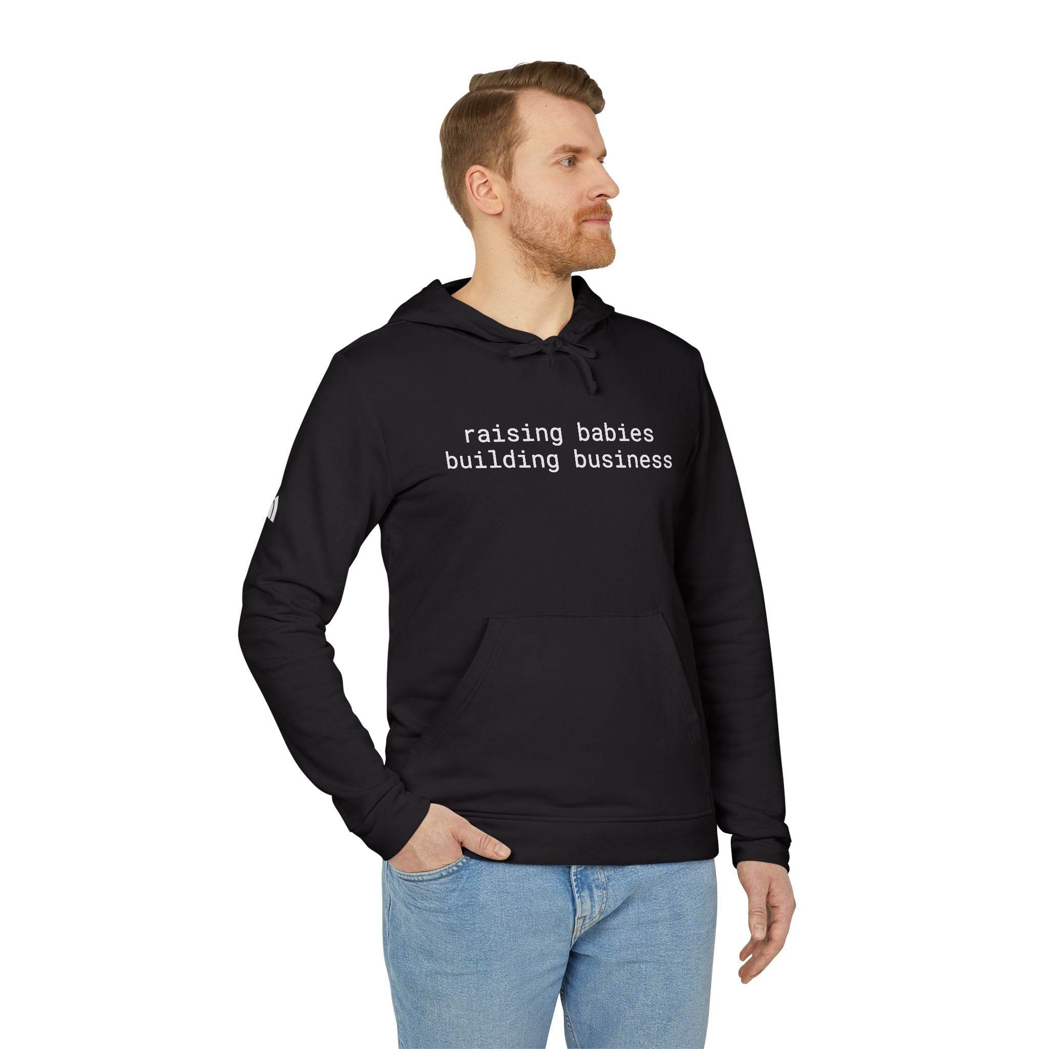 Raising Babies Building Business Adidas Unisex Fleece Hoodie