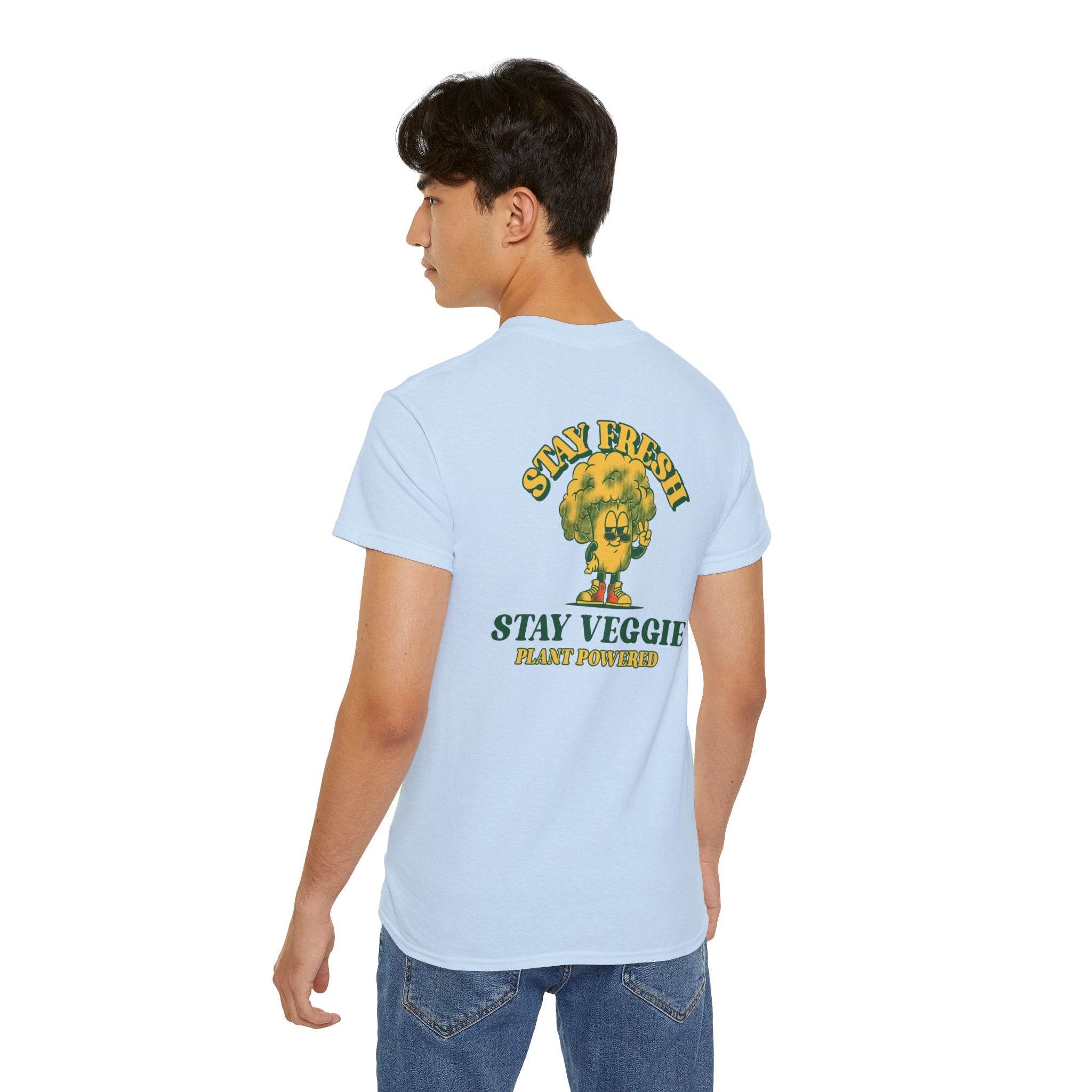 Stay Veggie Unisex Ultra Cotton Tee - Esmeralda Ecostore