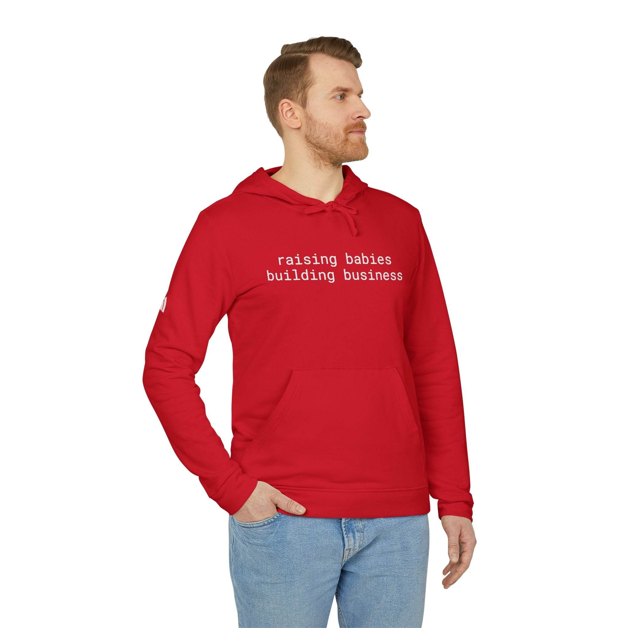 Raising Babies Building Business Adidas Unisex Fleece Hoodie