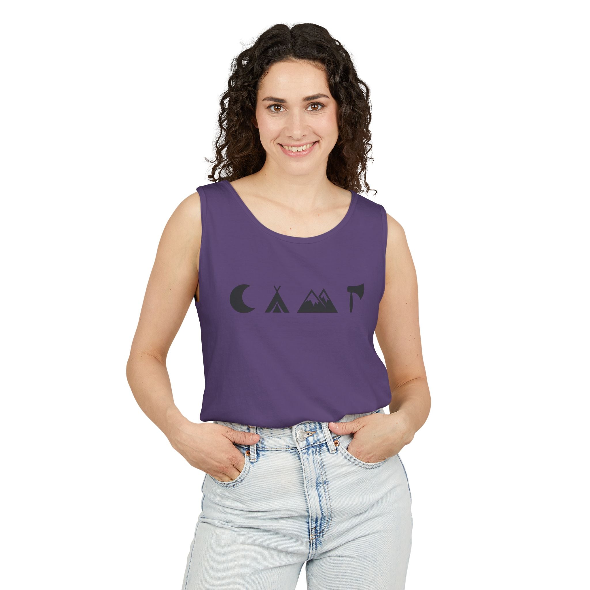 Adventure Awaits Unisex Garment-Dyed Tank Top