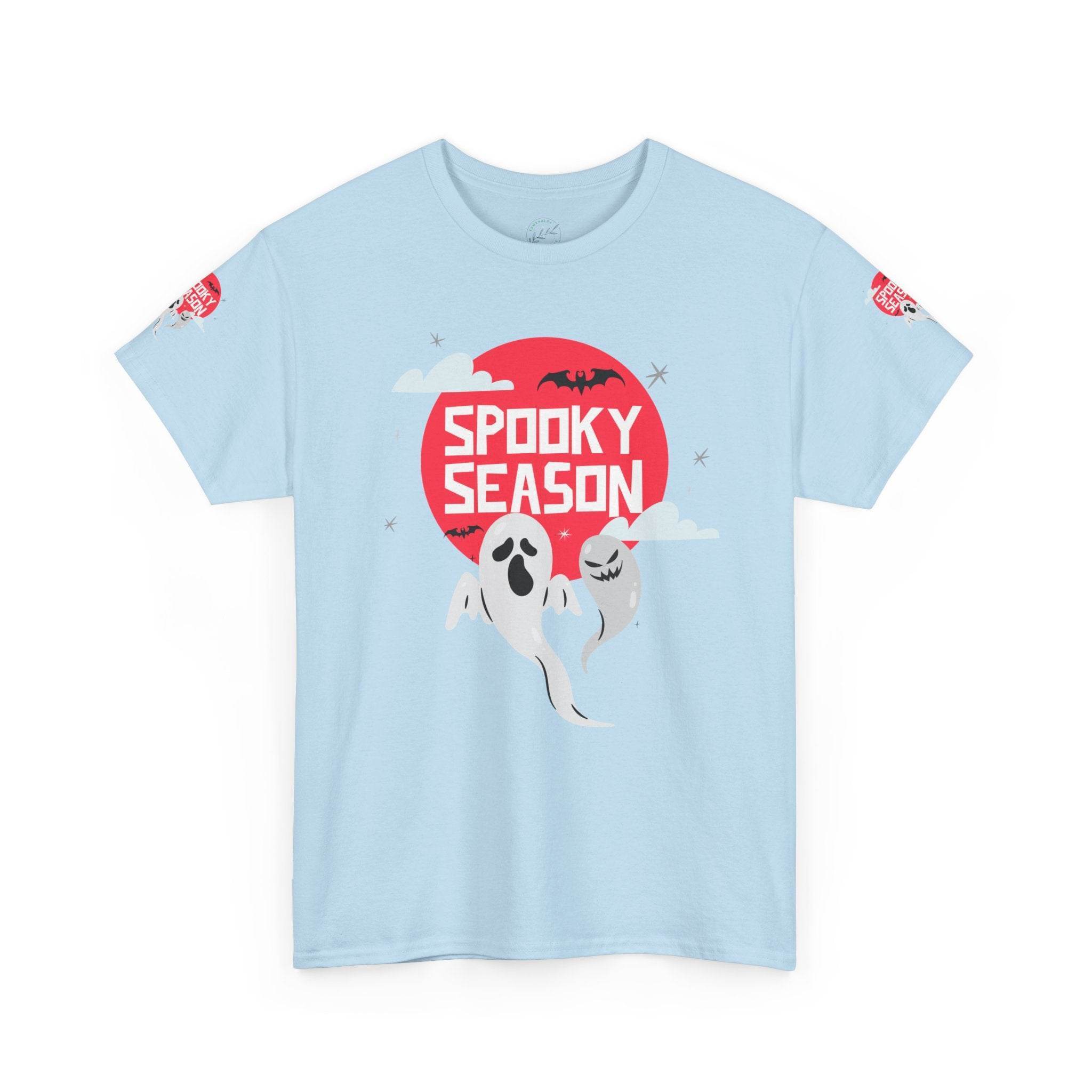 Spooky Season Halloween Eco-Friendly Shirt Unisex Heavy Cotton Tee