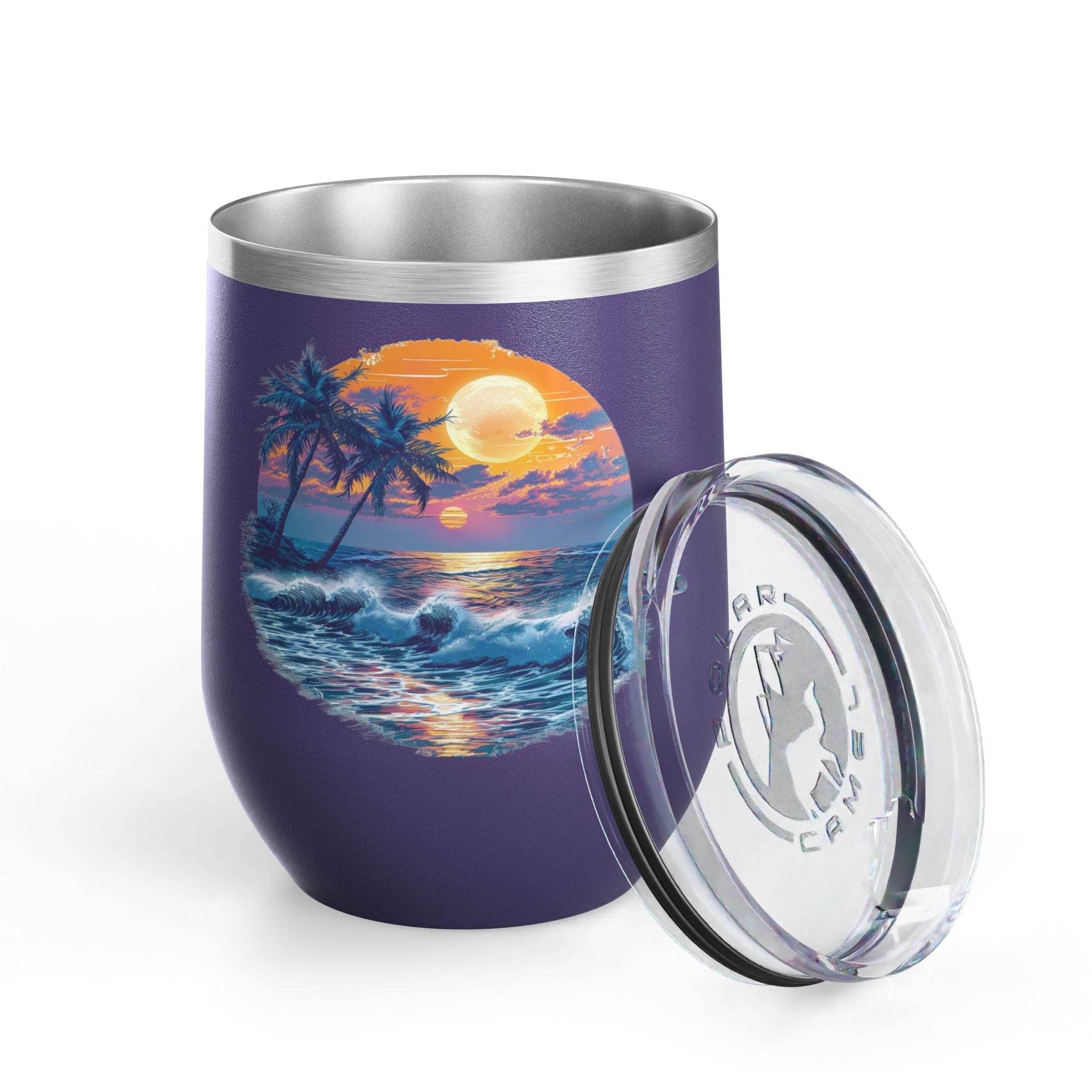 Tropical Sunset Wine Tumbler - Esmeralda Ecostore