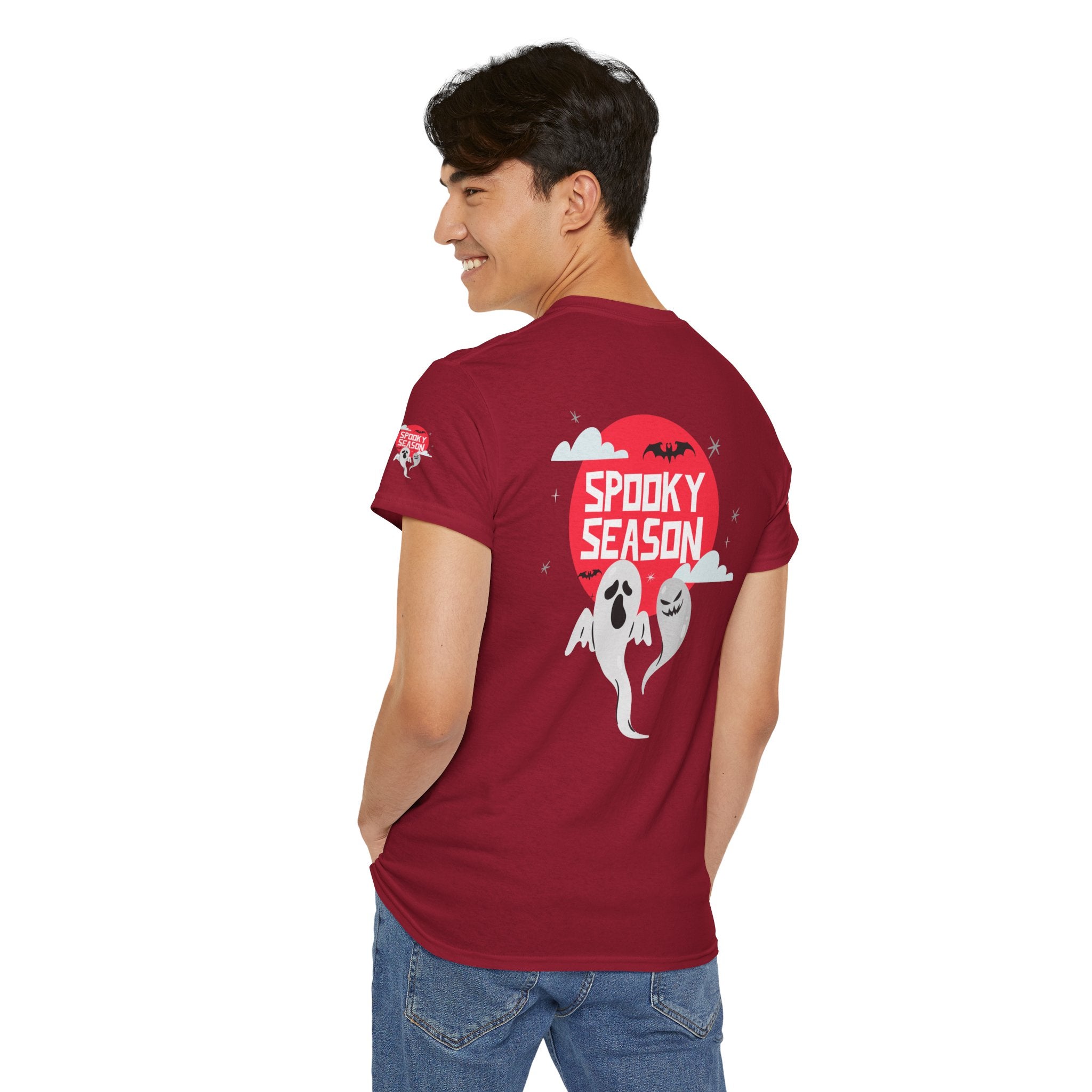Spooky Season Halloween Eco-Friendly Shirt Unisex Heavy Cotton Tee