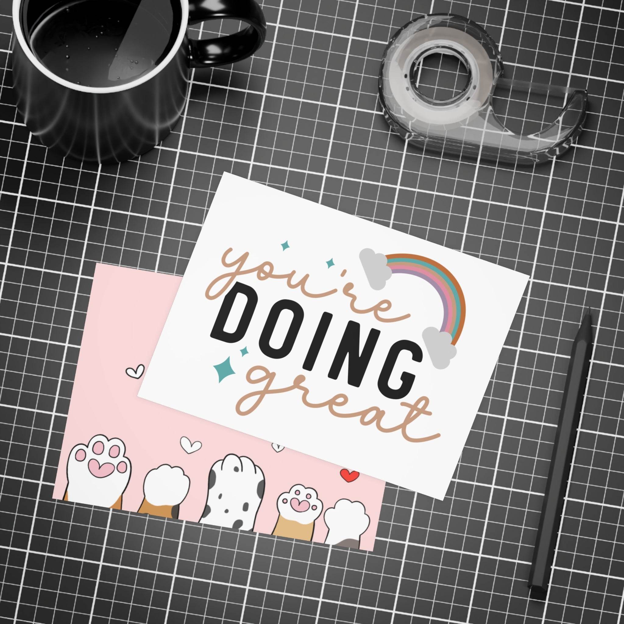 You'Re Doing Great Postcard Bundles-Envelopes Not Included - Esmeralda Ecostore