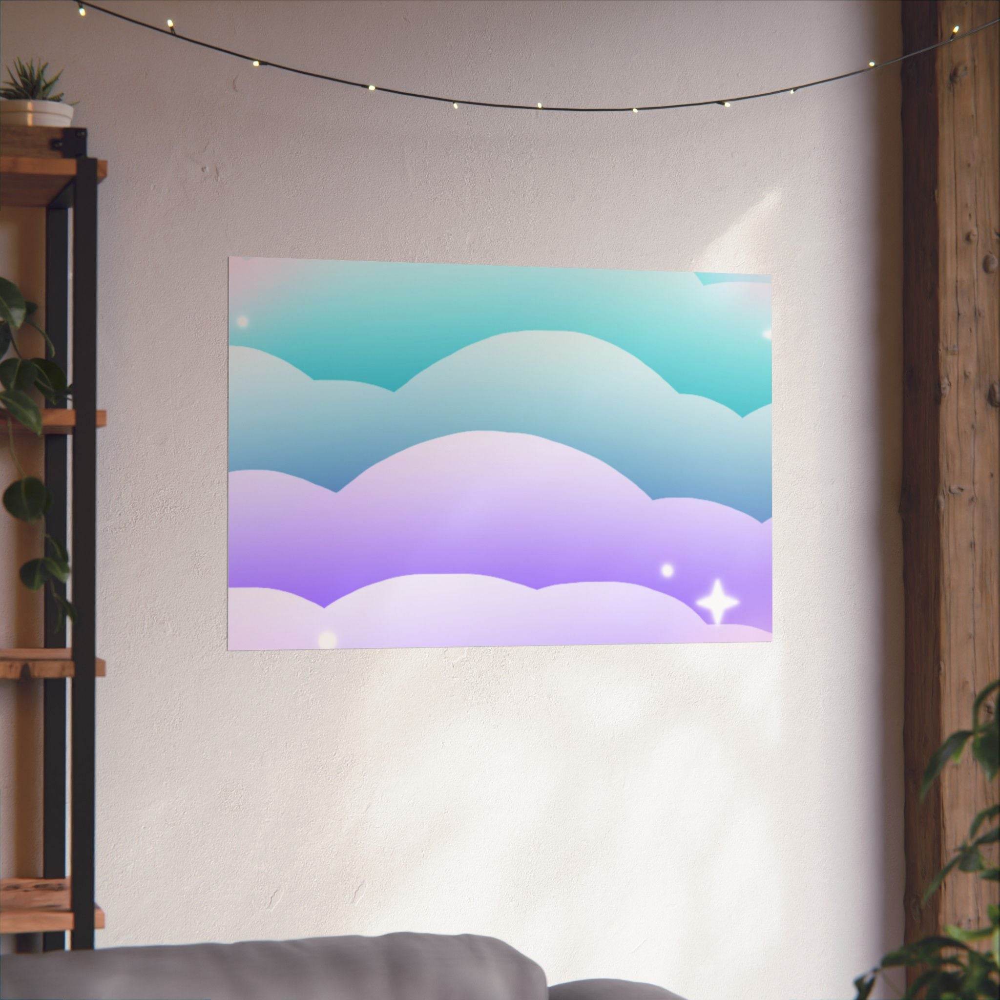 Cloudscape Matte Horizontal Posters - Esmeralda Ecostore