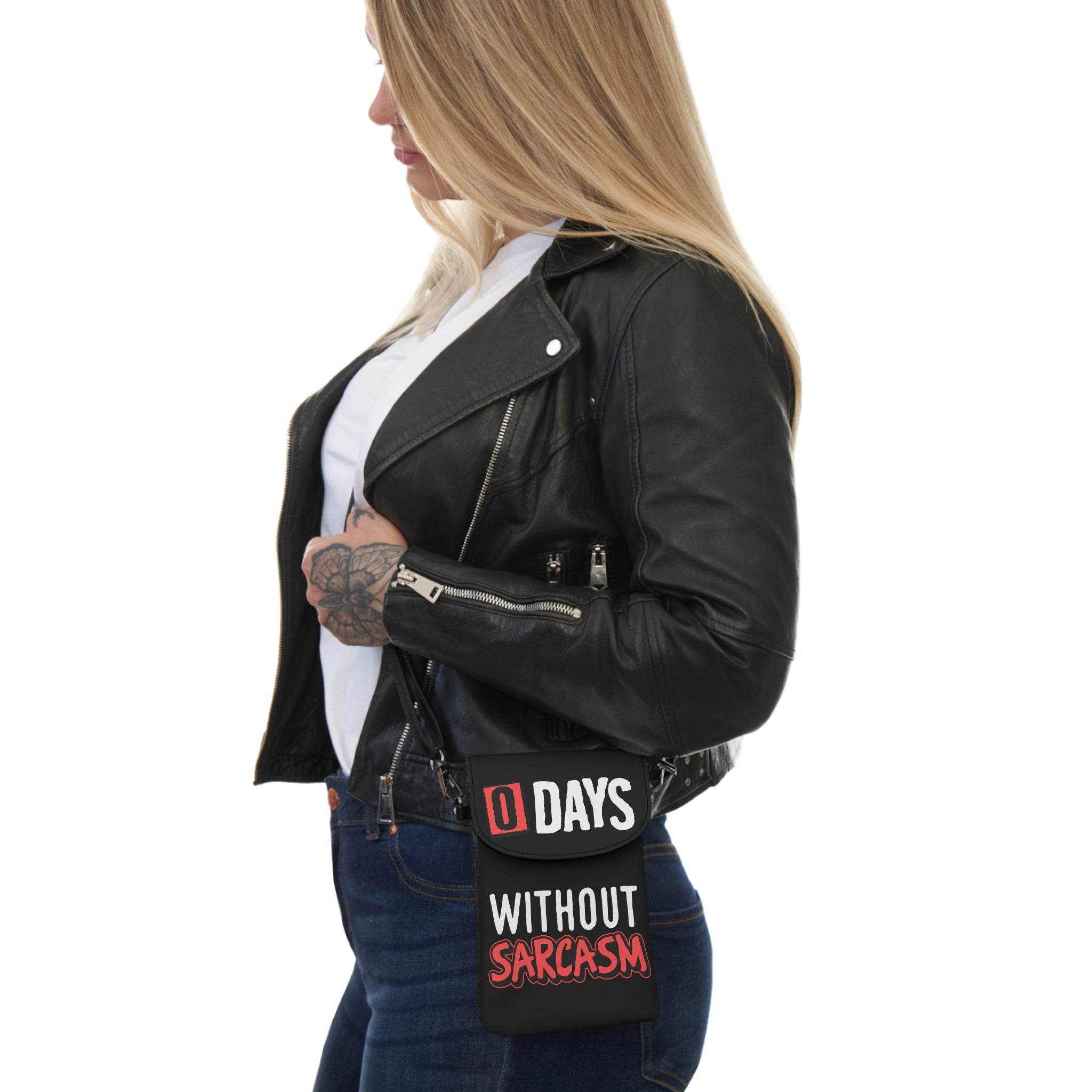 The Sarcastic Small Cell Phone Wallet - Esmeralda Ecostore