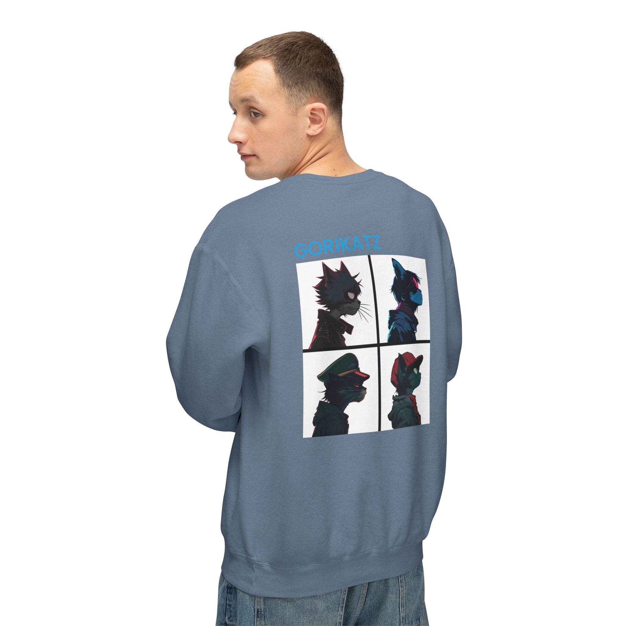 Gorikatz Unisex Lightweight Crewneck Sweatshirt - Esmeralda Ecostore