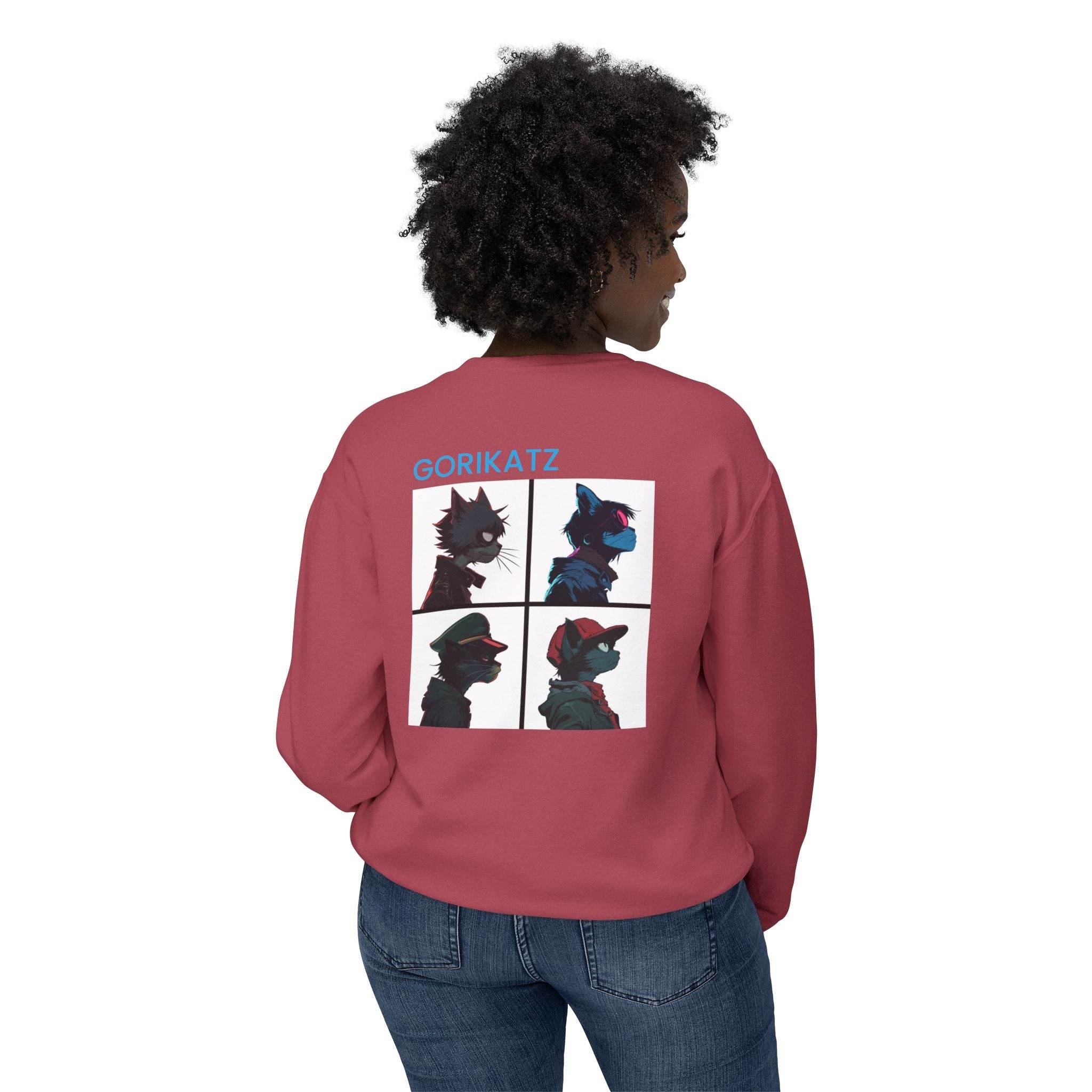 Gorikatz Unisex Lightweight Crewneck Sweatshirt - Esmeralda Ecostore