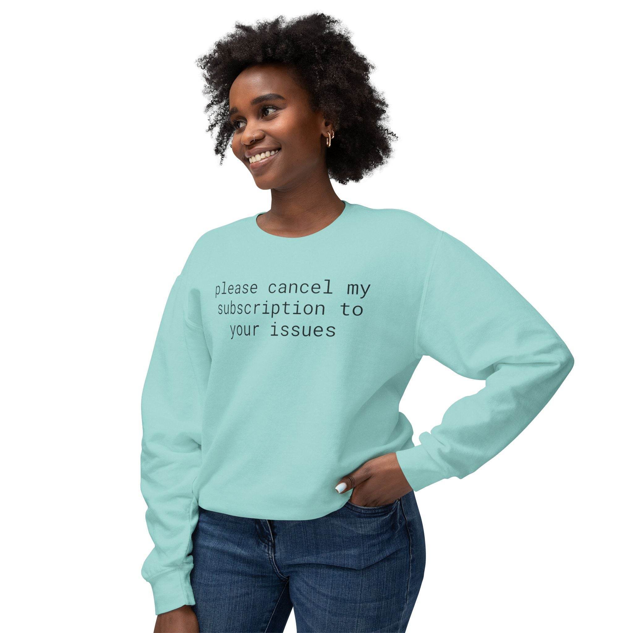 Funny Unisex Lightweight Crewneck Sweatshirt