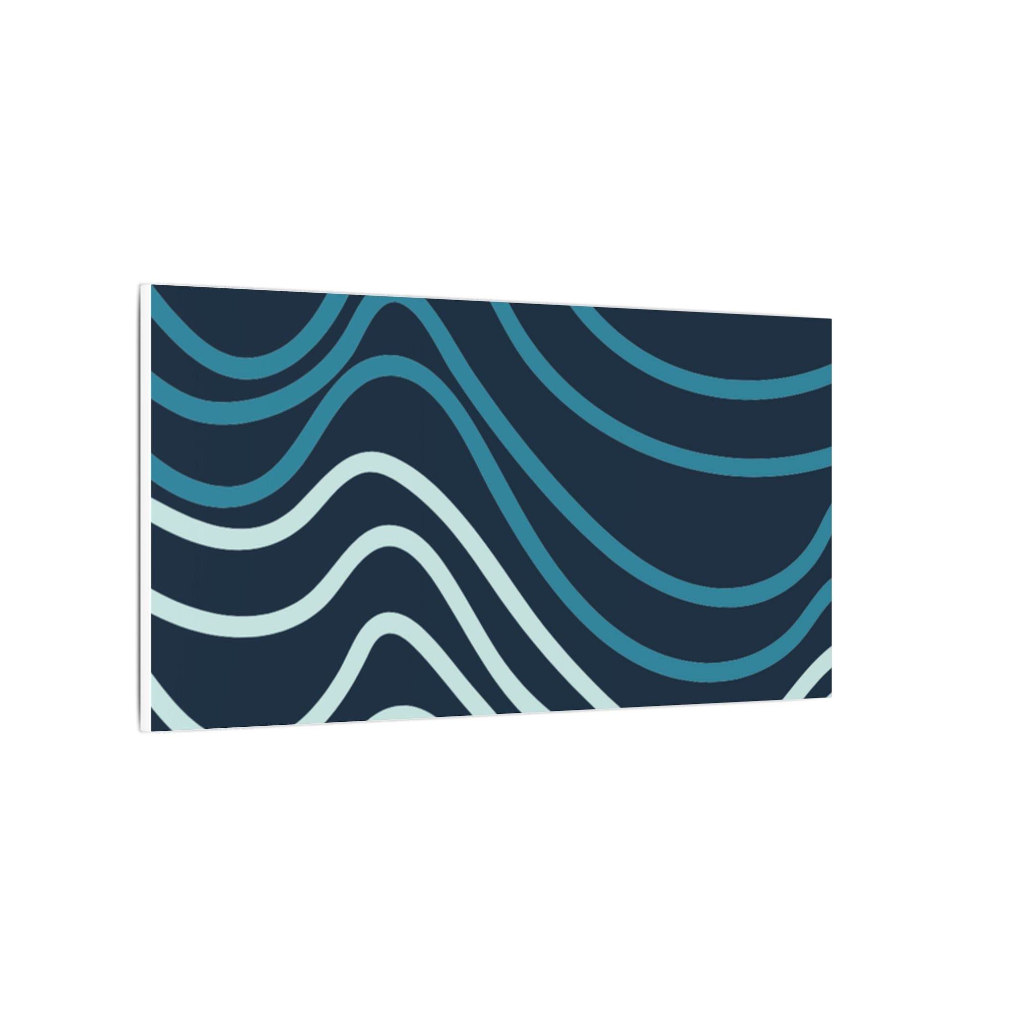 Wiggle Waves Matte Canvas Stretched Multi-Size - Esmeralda Ecostore