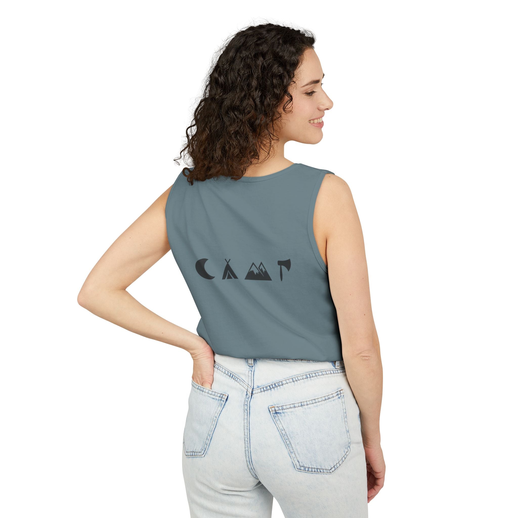 Adventure Awaits Unisex Garment-Dyed Tank Top
