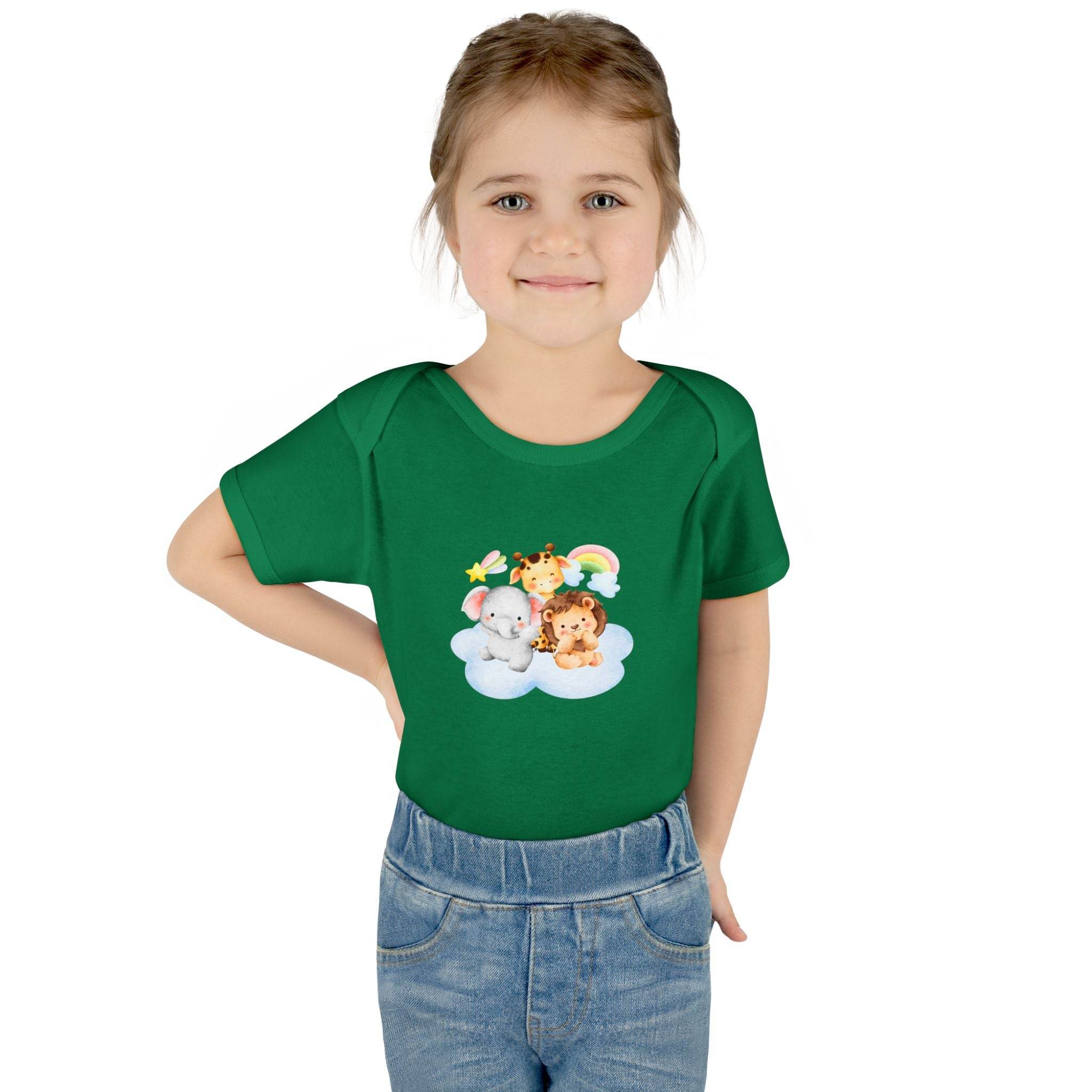 Cloud Buddies Infant Baby Rib Bodysuit - Esmeralda Ecostore