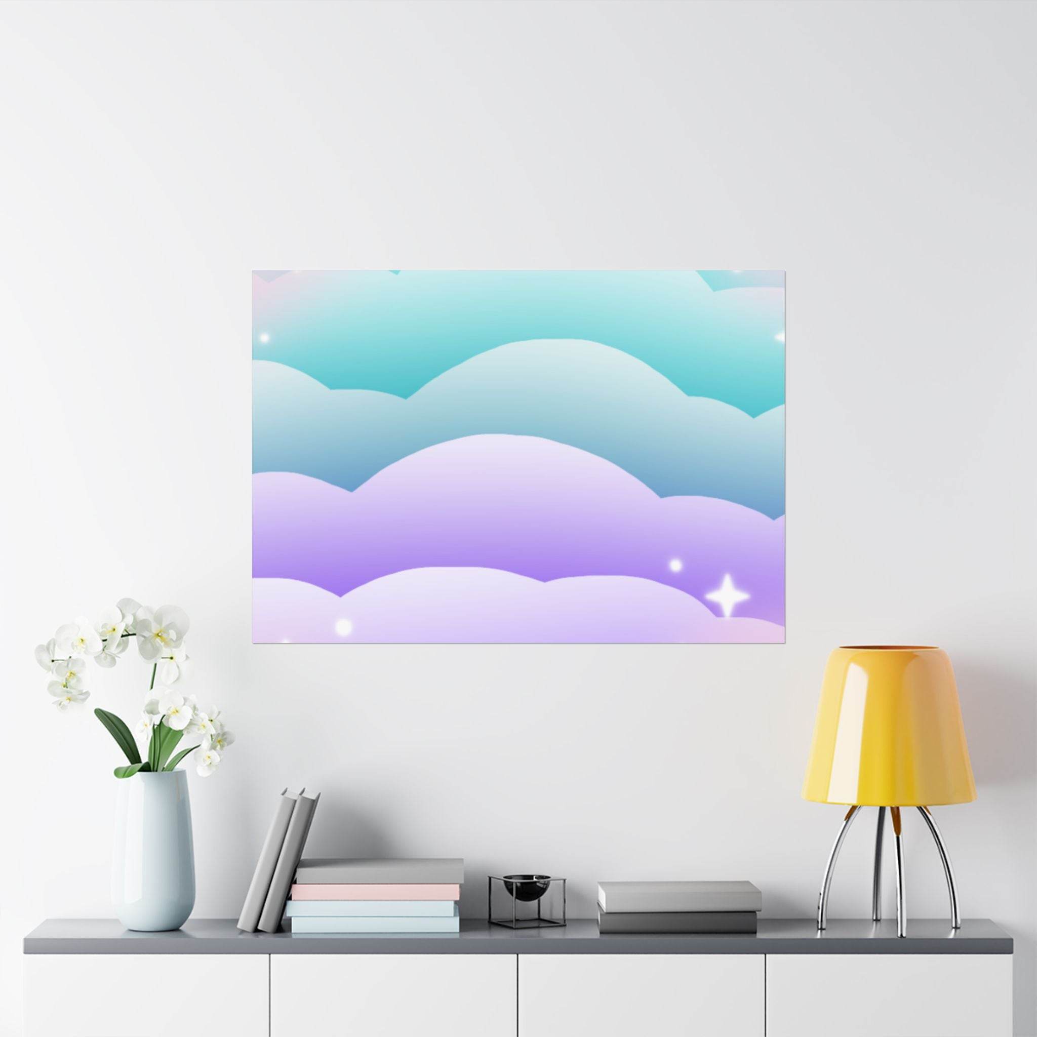 Cloudscape Matte Horizontal Posters - Esmeralda Ecostore