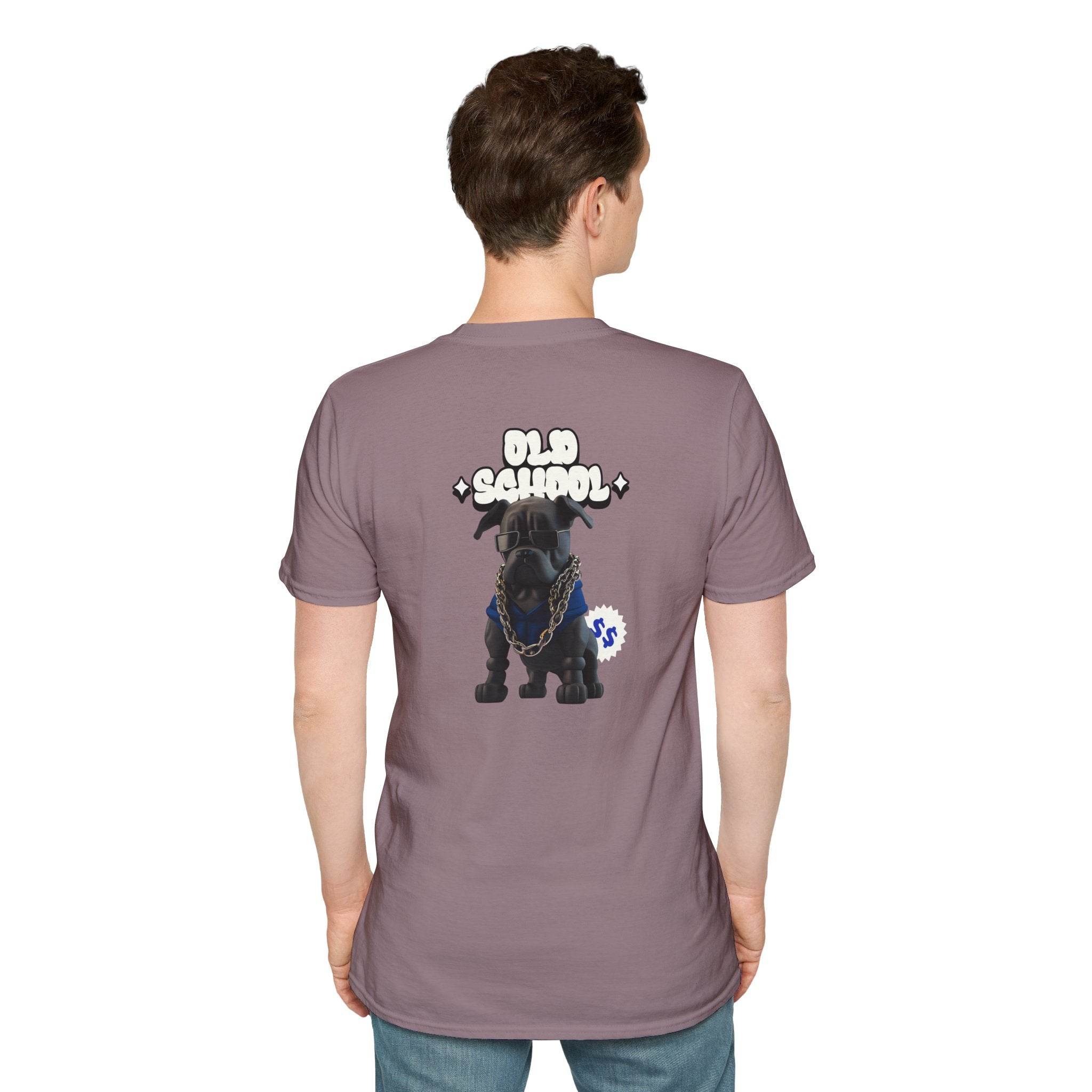 Old School Dog Unisex Softstyle T-Shirt - Esmeralda Ecostore