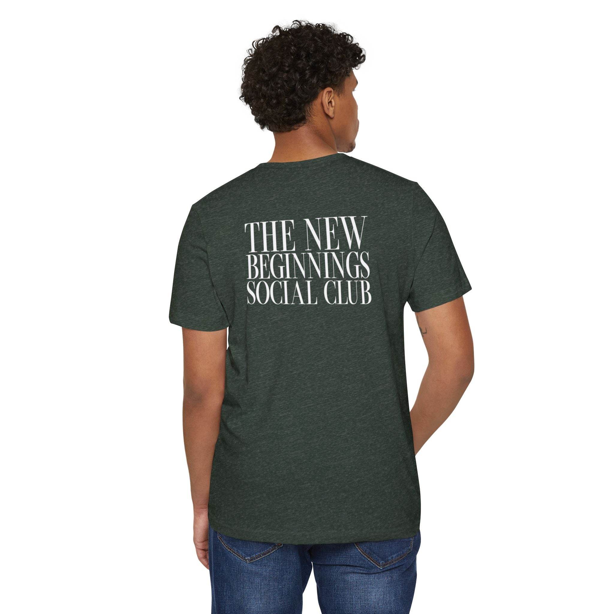 New Beginnings Unisex Recycled Organic T-Shirt - Esmeralda Ecostore