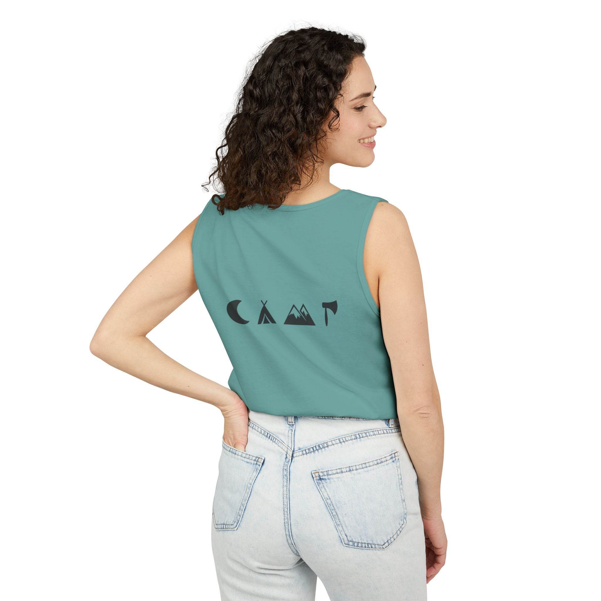 Adventure Awaits Unisex Garment-Dyed Tank Top