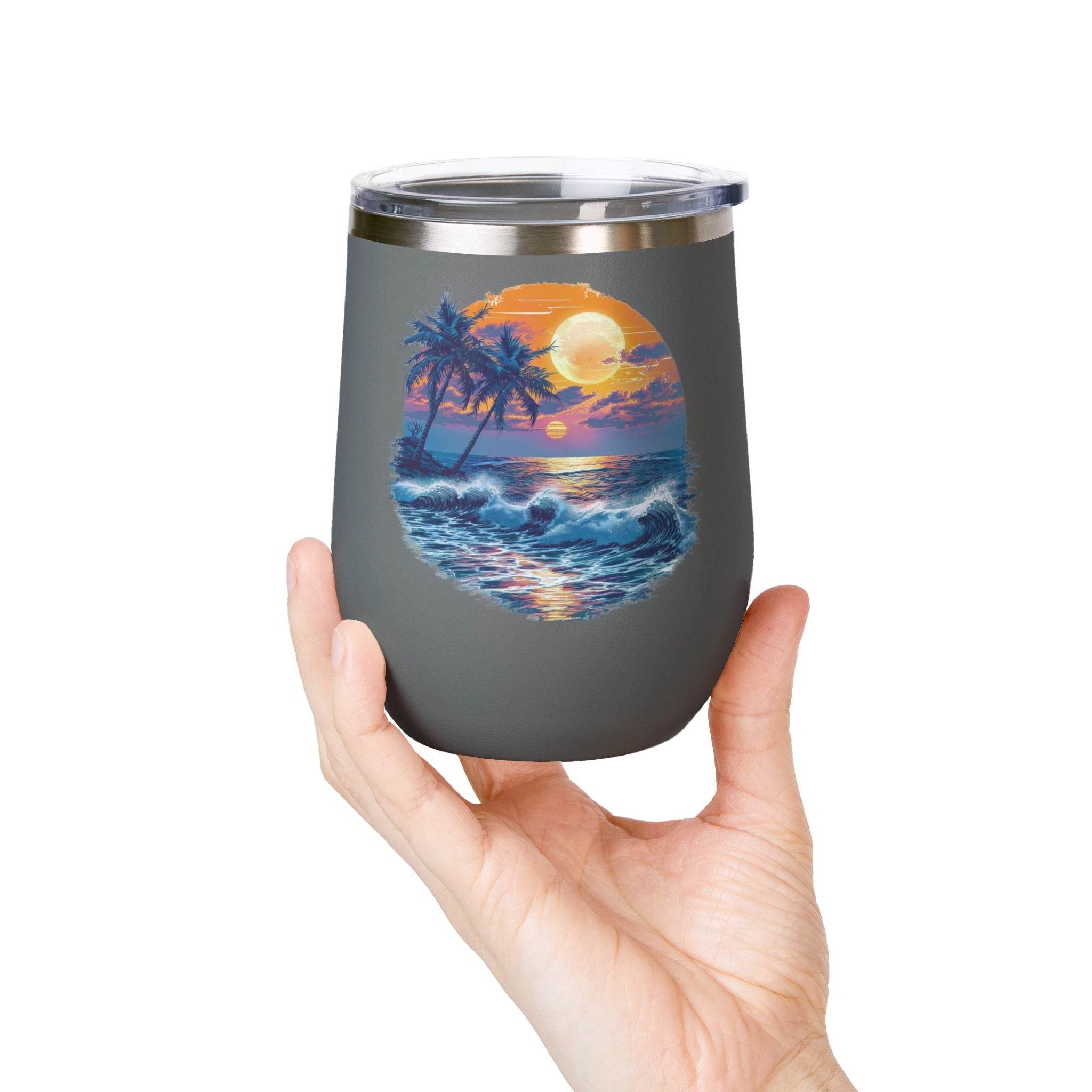 Tropical Sunset Wine Tumbler - Esmeralda Ecostore