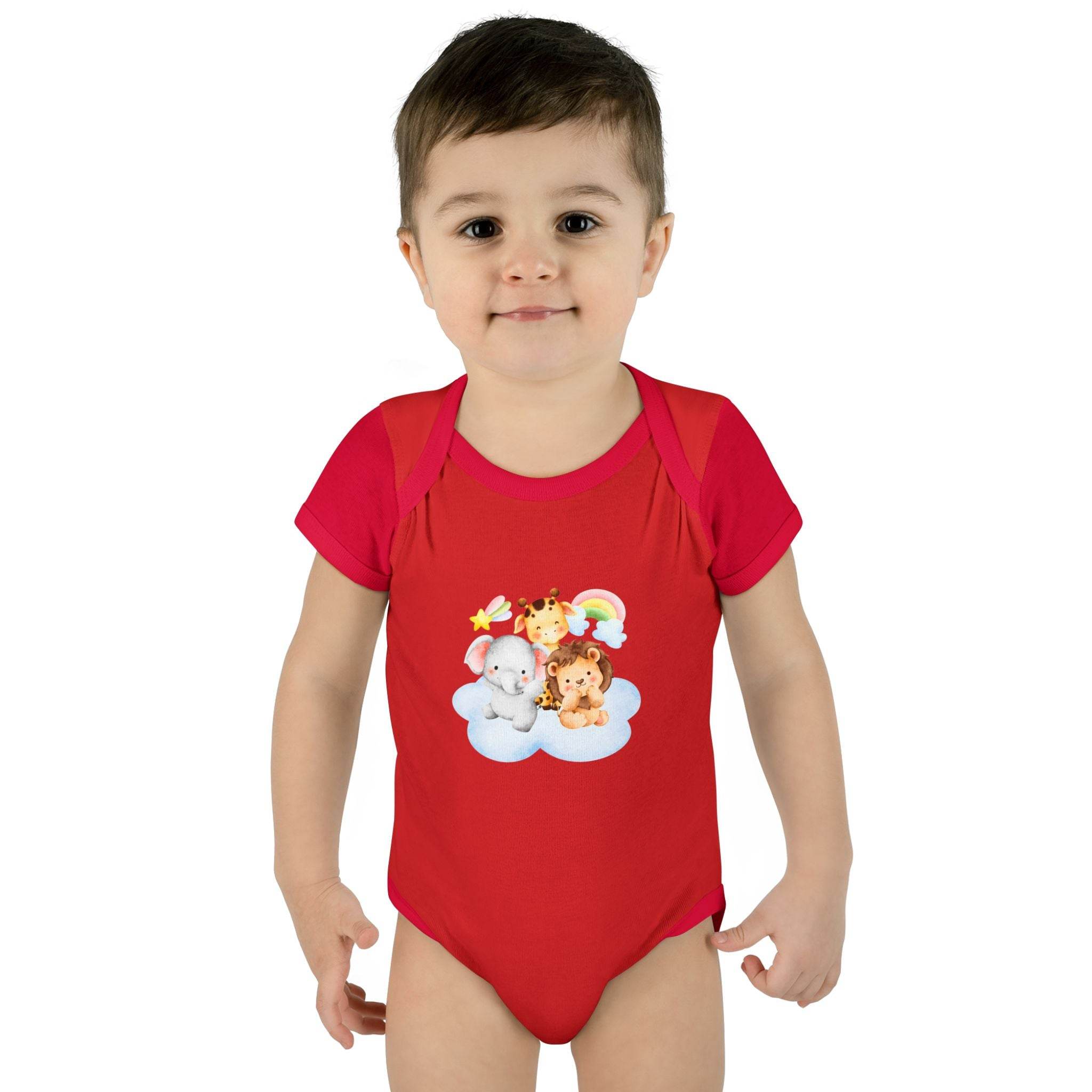 Cloud Buddies Infant Baby Rib Bodysuit - Esmeralda Ecostore